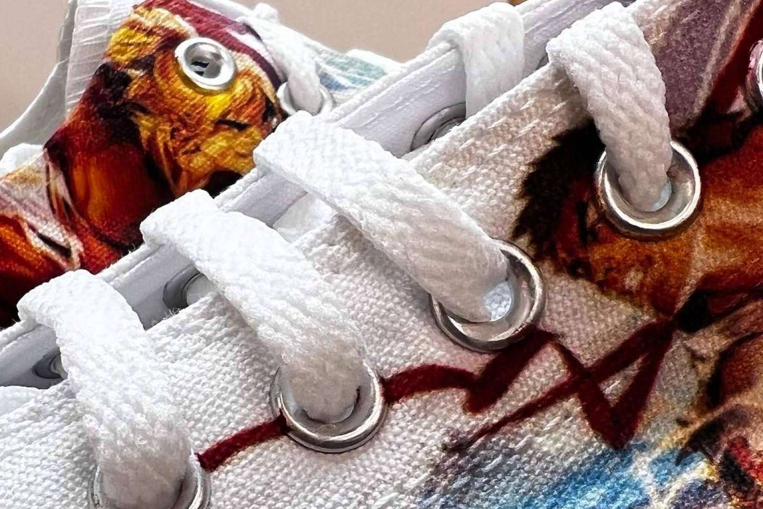 AMM Aerografía elabora zapatillas personalizadas para cada ocasión