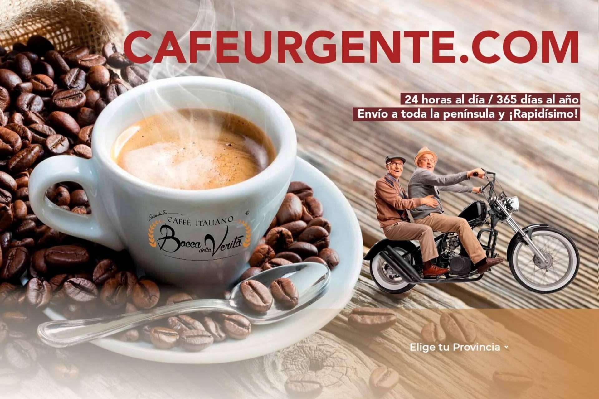 Accesible en Madrid el servicio de Café Urgente
