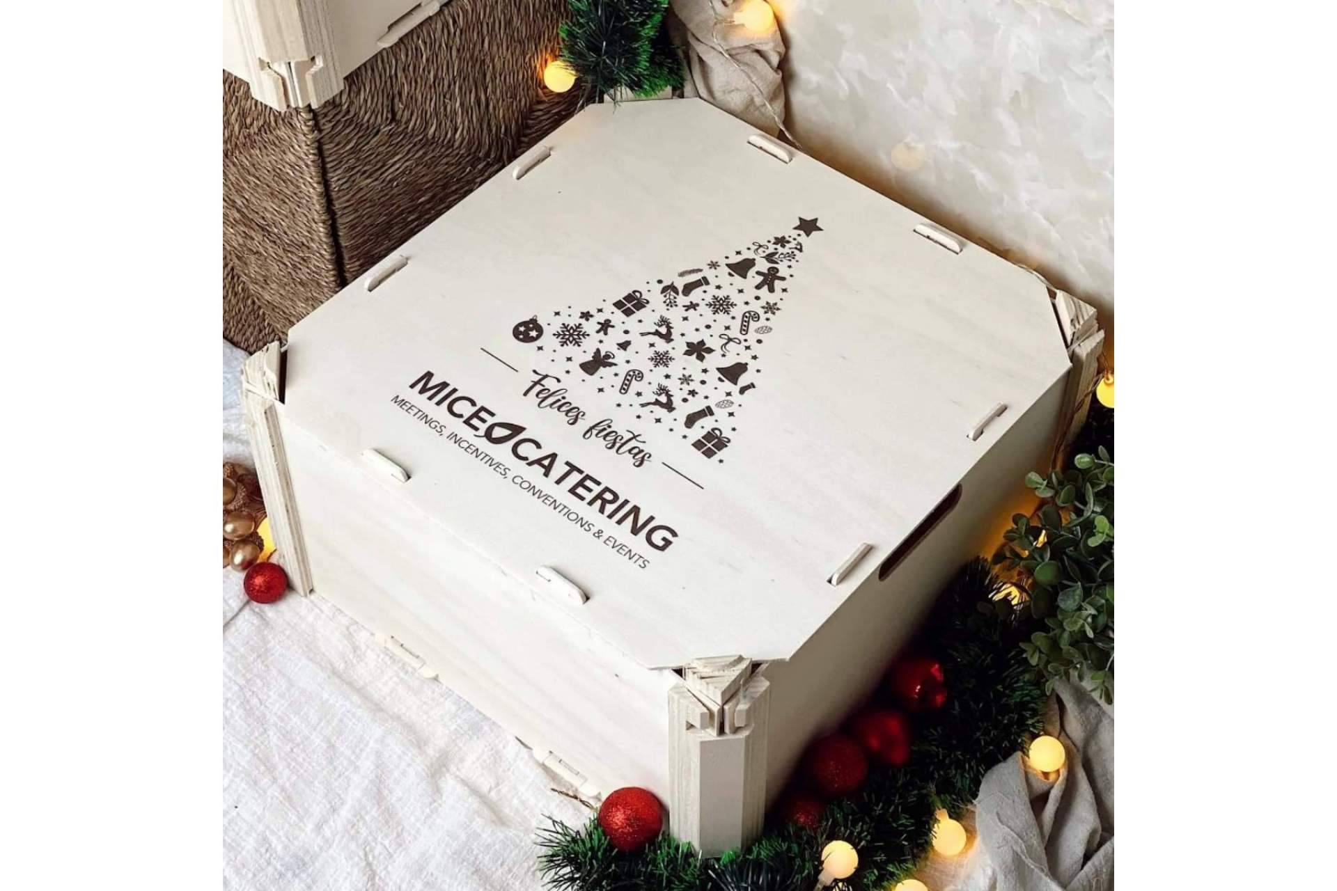Una de las cajas de madera más buscadas para esta Navidad disponible en Sincla