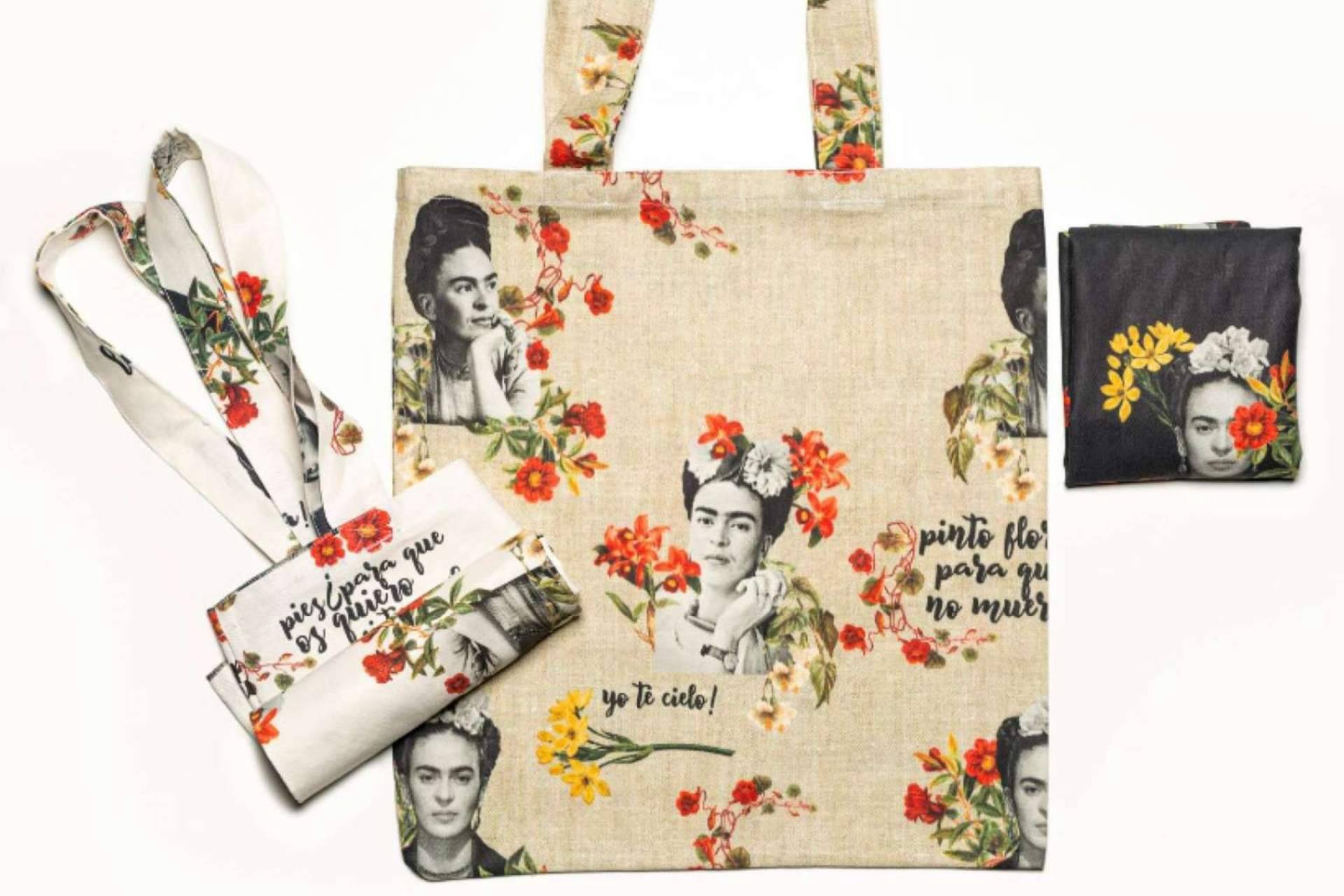 Usanifu Frida Khalo, una bolsa estampada artesanal de la marca Natinee Bags