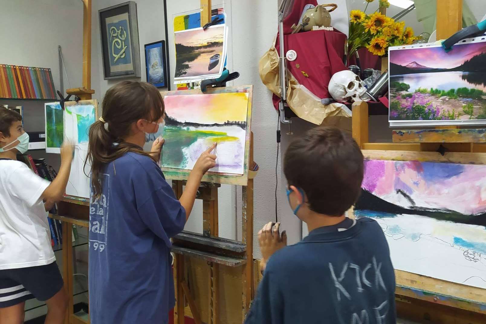 Estudio Ilógico ofrece clases de pintura y dibujo como extraescolar para niños