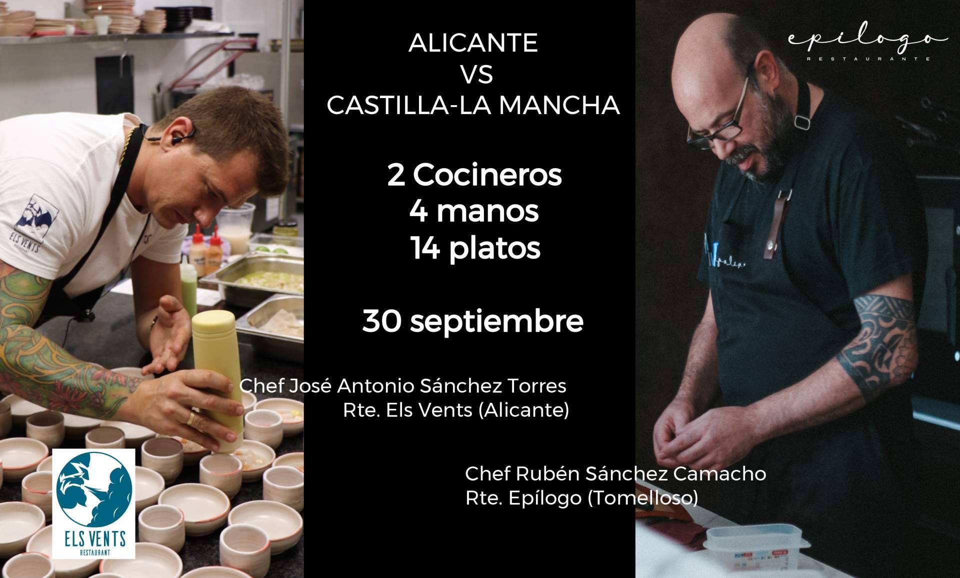 Dos cocinas, dos cocineros y cuatro manos