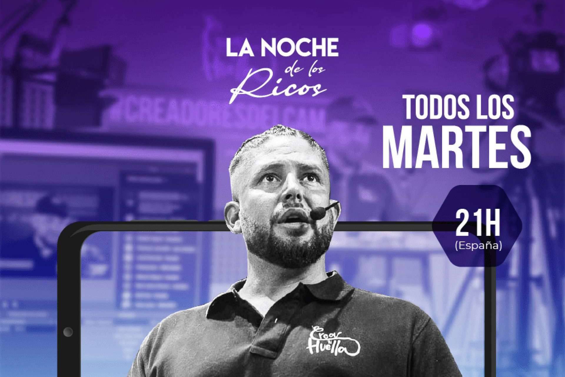 El canal de YouTube La noche de los ricos ayuda a desarrollarse económicamente y personalmente