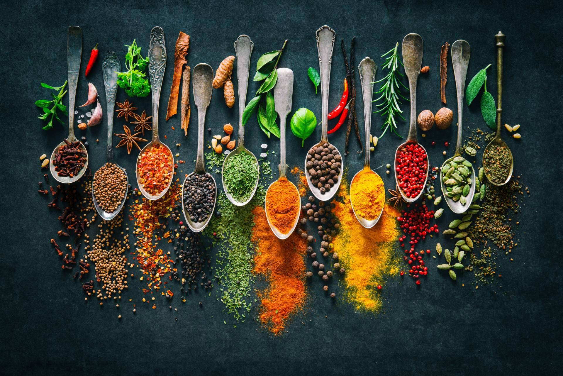 Las ventajas de las especias tanto para la salud como para dar sabor a las comidas