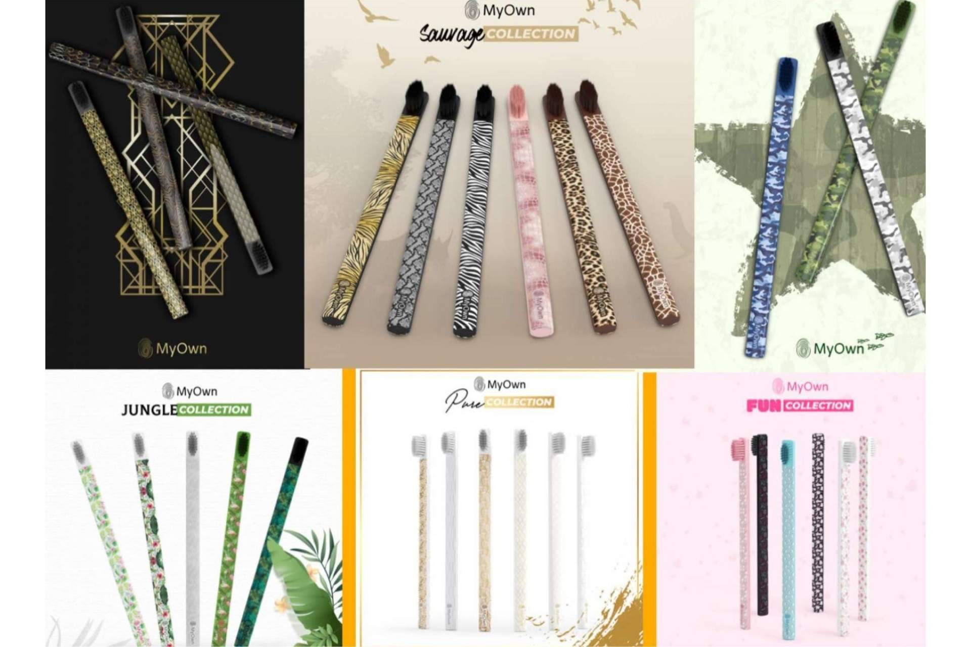 Pack familiar de MyOwn para cuidar de la salud dental de la familia con cepillos de dientes originales