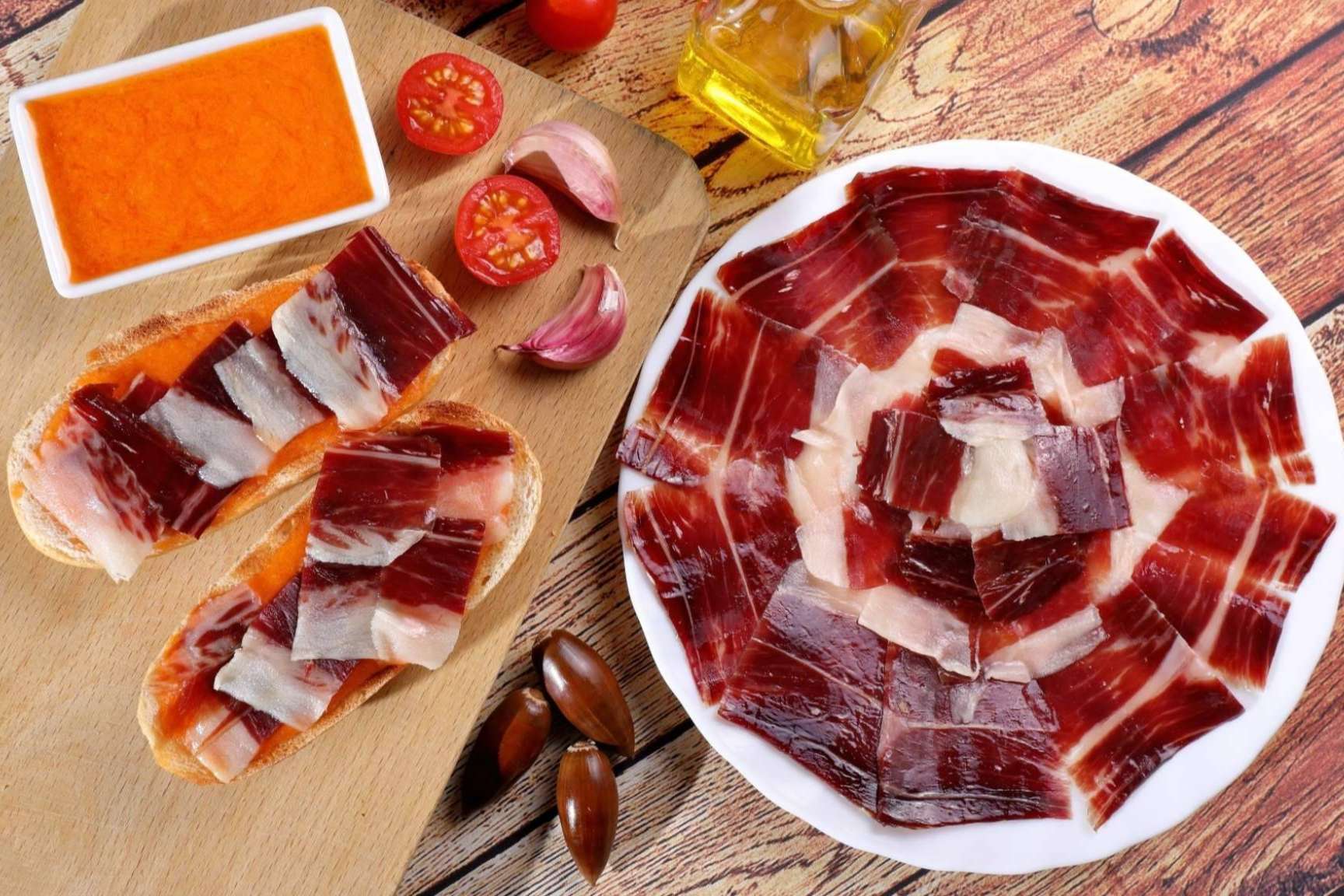 Gran variedad de jamón ibérico en la página web de Reygon
