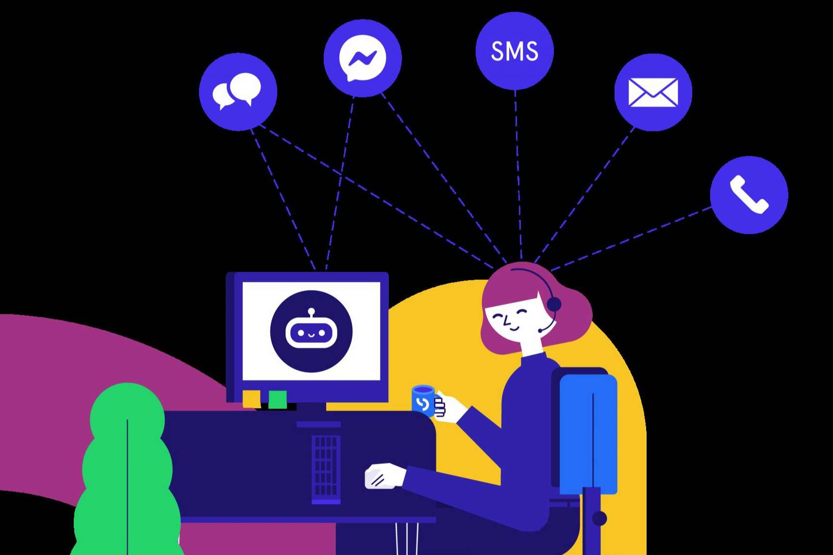 ¿Cómo gestionar ágilmente a los clientes con un chat online y un bot? LeadDesk