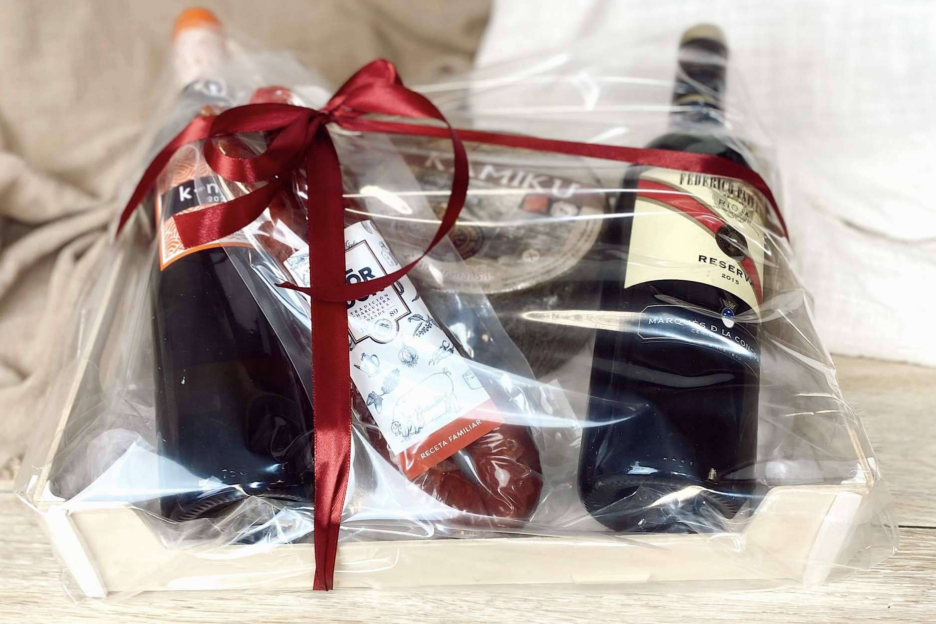 Las cajas de madera personalizadas de Sincla, perfectas para las cestas de Navidad