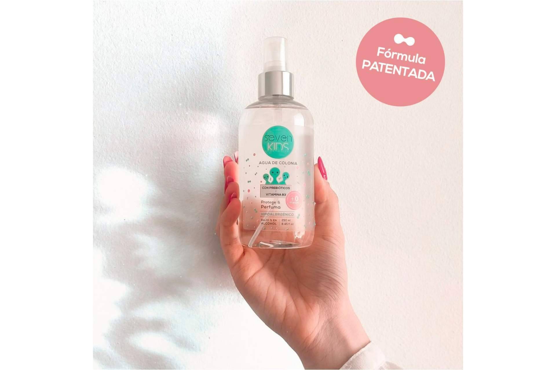 La primera patente de Natuaromatic es la primera colonia infantil con prebióticos y vitamina B3, que protege y perfuma