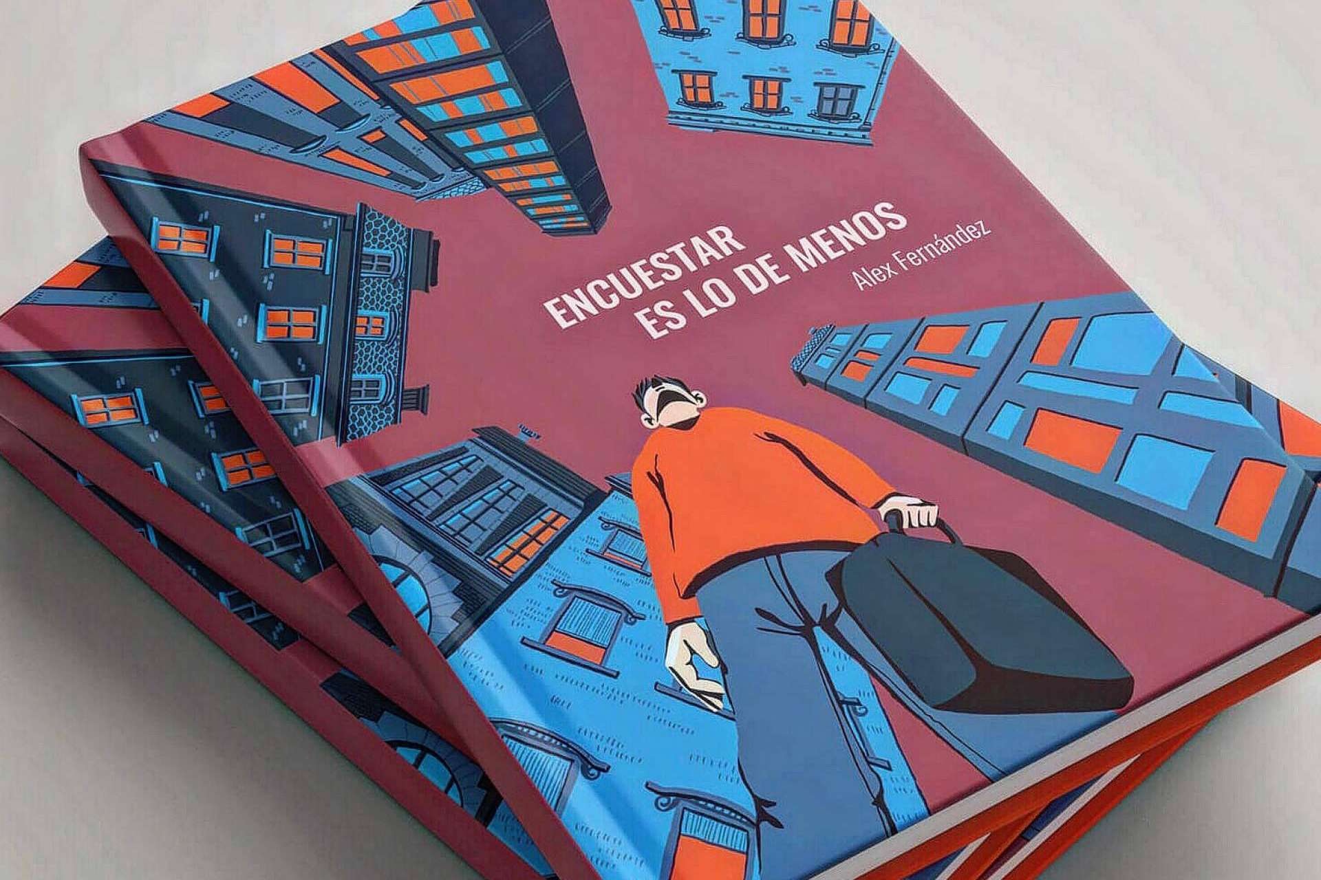 'Encuestar es lo de menos', una novela de aventuras muy bien recibida entre los lectores