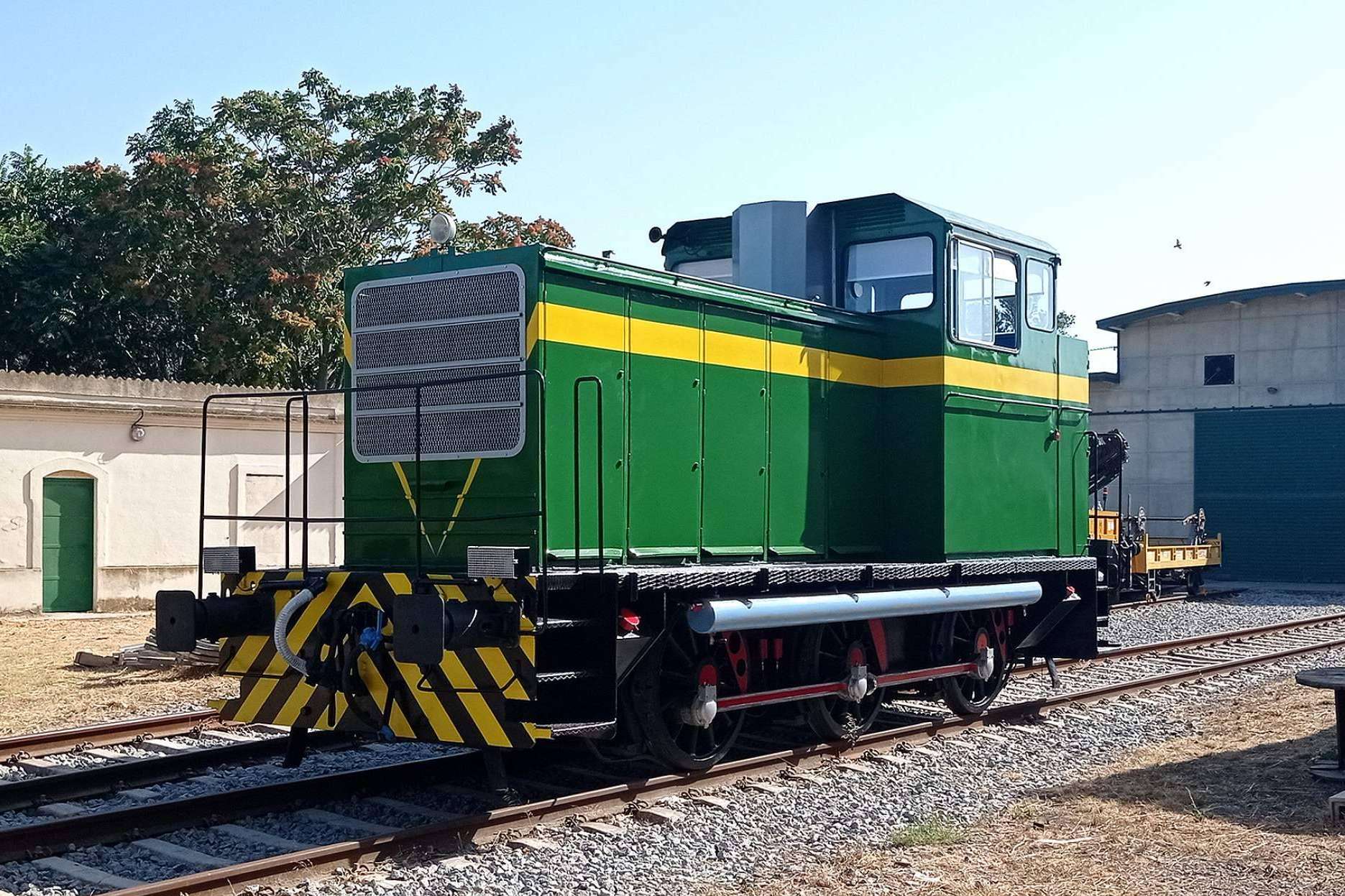 Restaurada una histórica locomotora de RENFE por la Fundación del Patrimonio Ferroviario