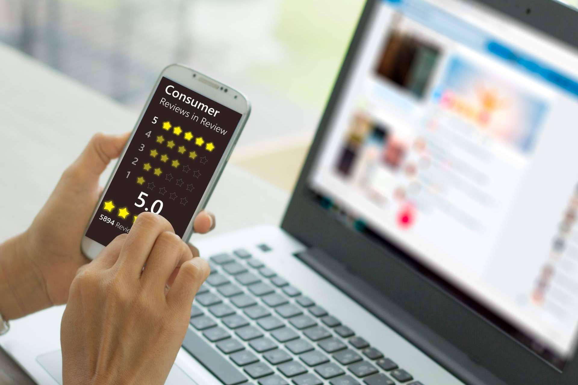 ¿Dónde verifican los clientes, antes de comprar, si una empresa es fiable?