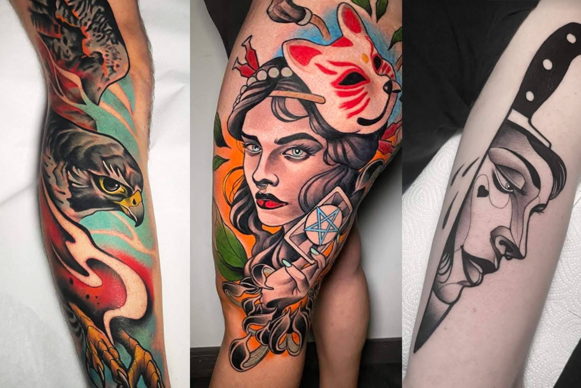 ¿Qué es el tatuaje neotradicional?, por el estudio de tatuajes en Barcelona Steel Of Doom