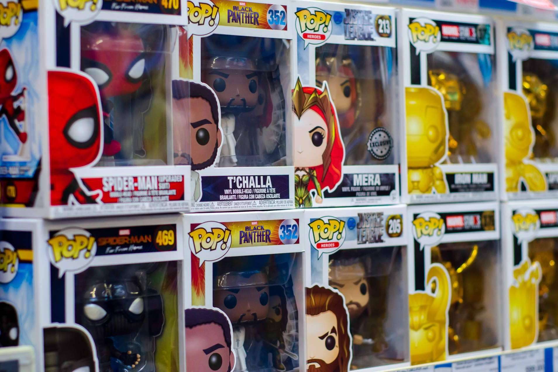 Una infinidad de figuras Funko pop disponibles en la tienda online Funkilandia