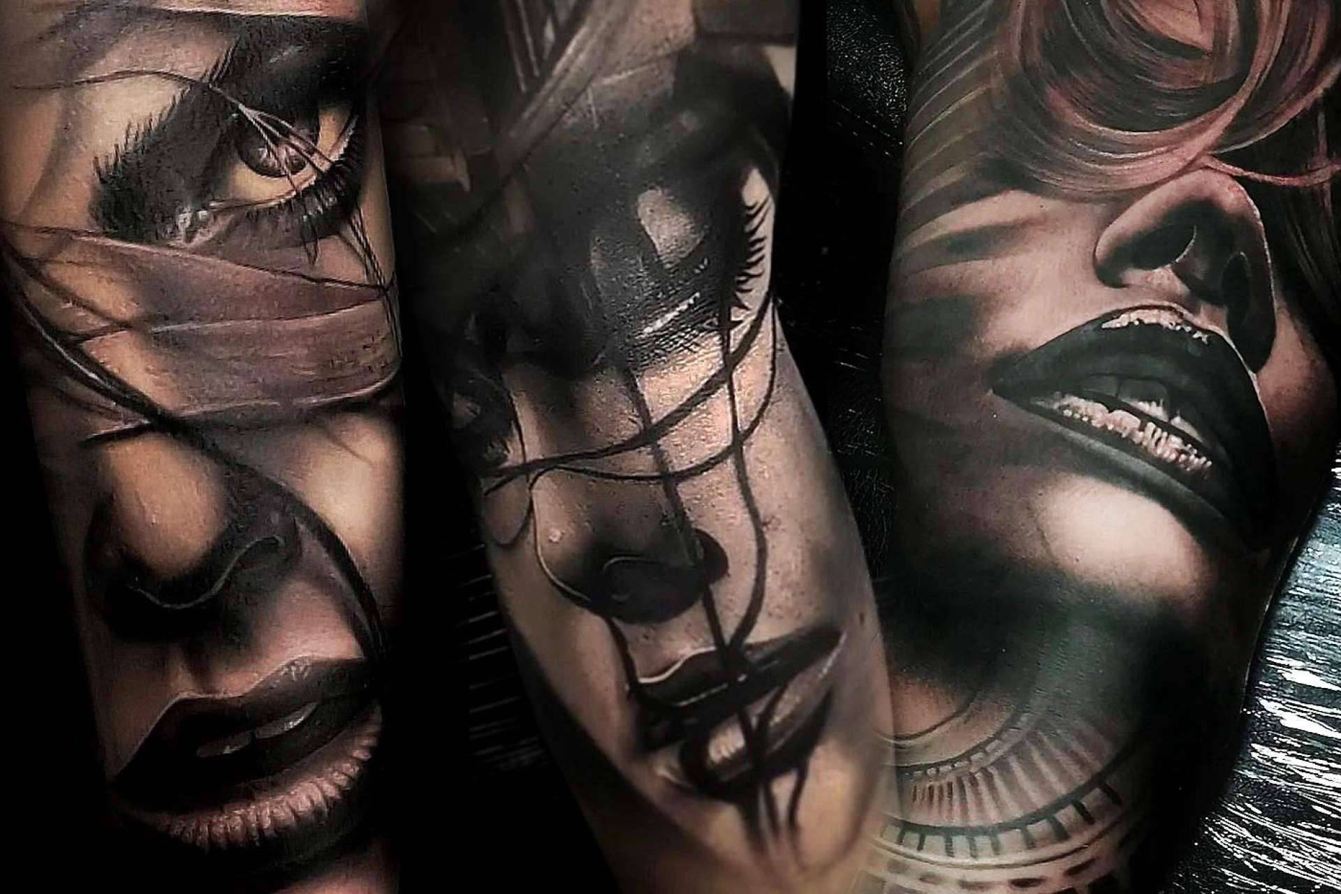 Lucir tatuajes realistas de la mano de Steel Of Doom
