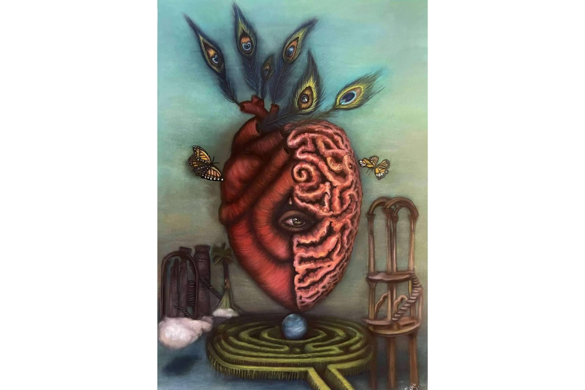 La artista Martha Sáenz participa a una exposición surrealista dedicada a Leonora Carrington