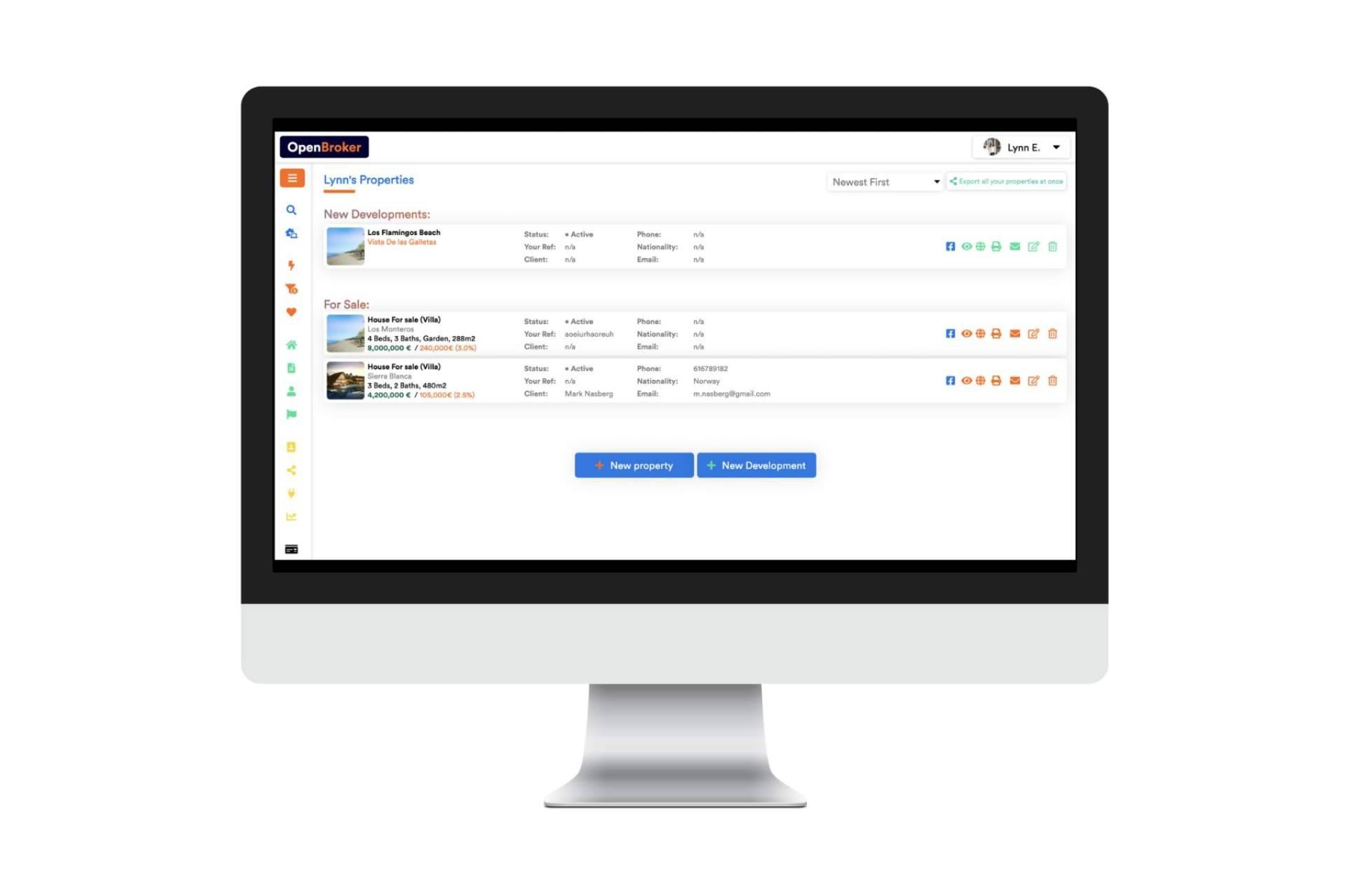 Las utilidades del software OpenBroker