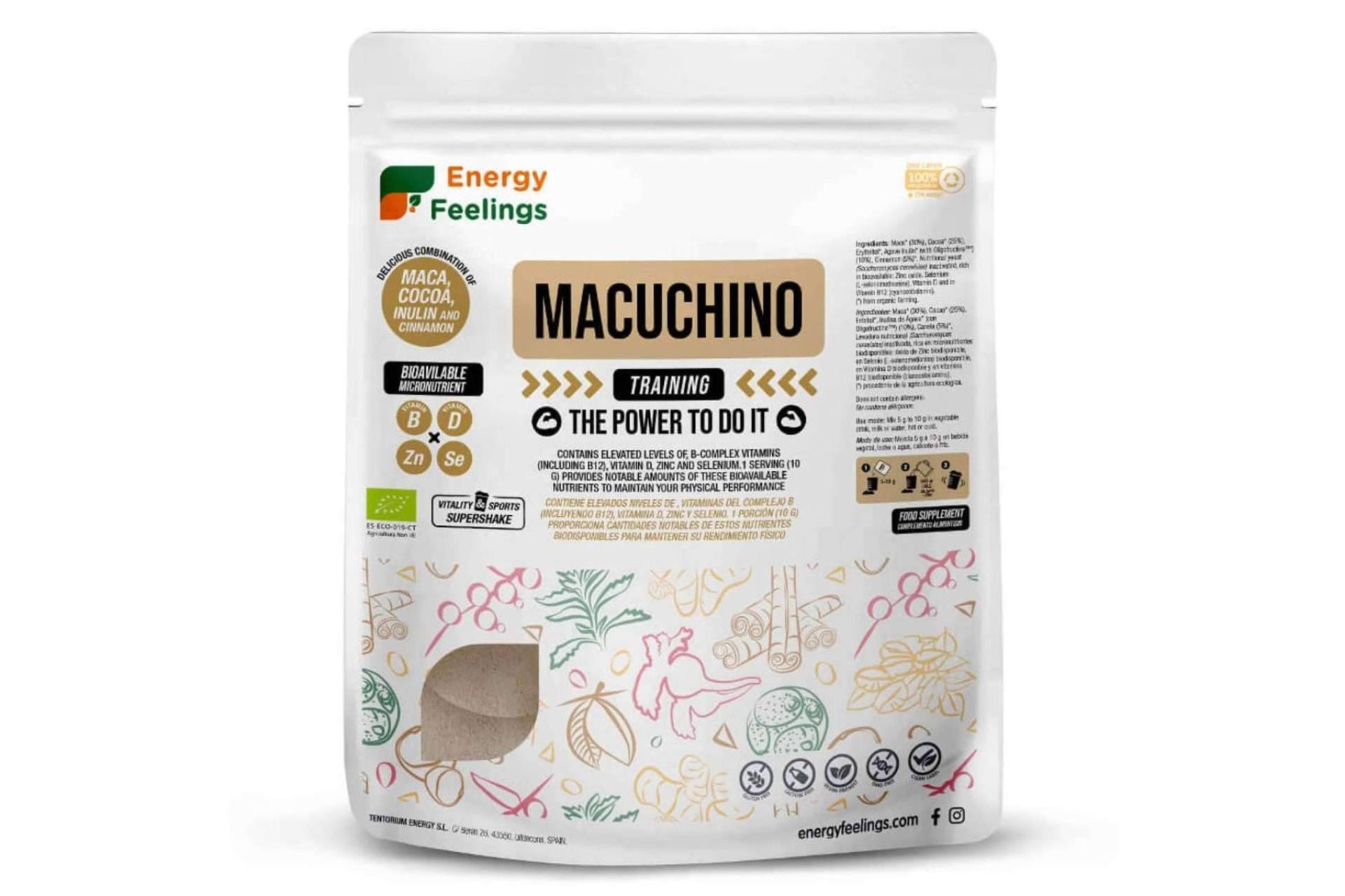 Macuchino Training 2.0, el batido que brinda energía y vitalidad de Mediterranean Superfoods
