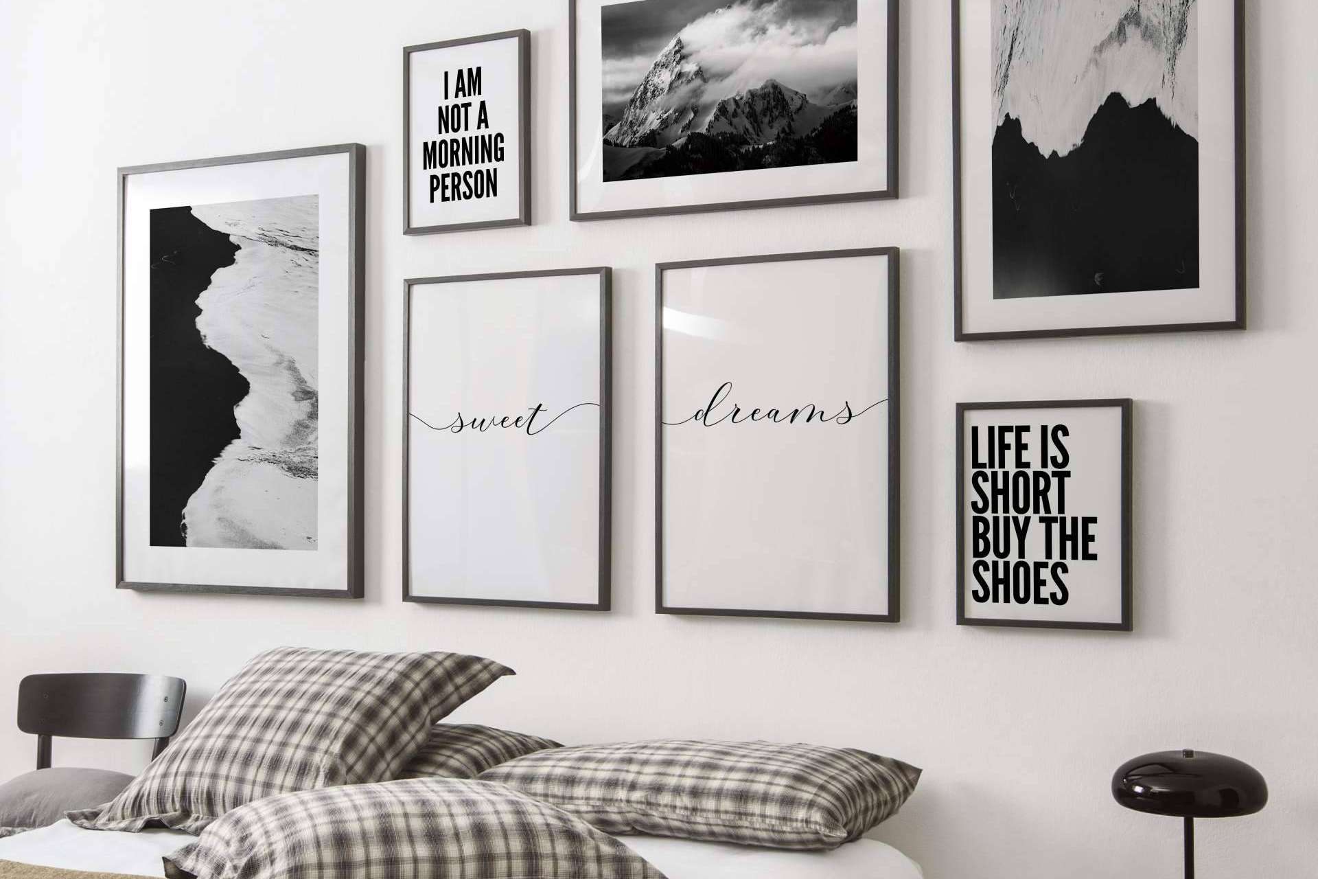 Cuadros en blanco y negro para la decoración del hogar, un clásico que no falla, con Artesta