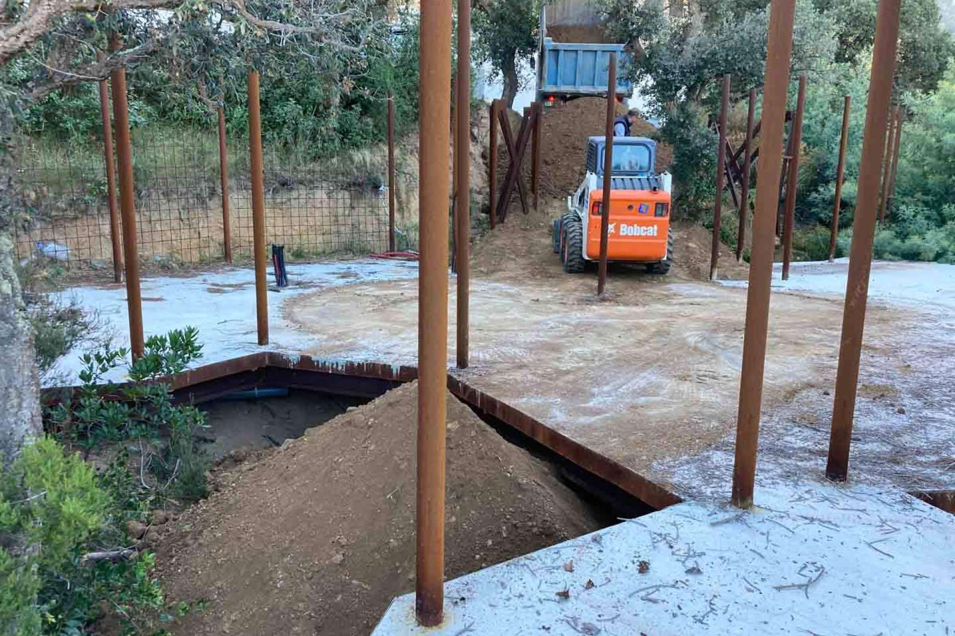 Las claves de los movimientos de tierra en Girona dentro de una obra, por Containers Morales