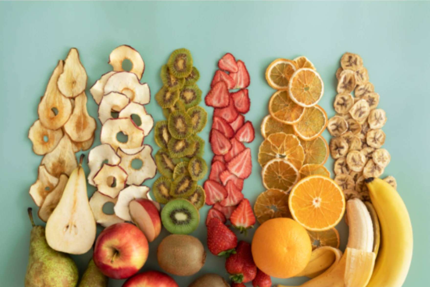 Consumir fruta deshidratada para mantener una alimentación saludable
