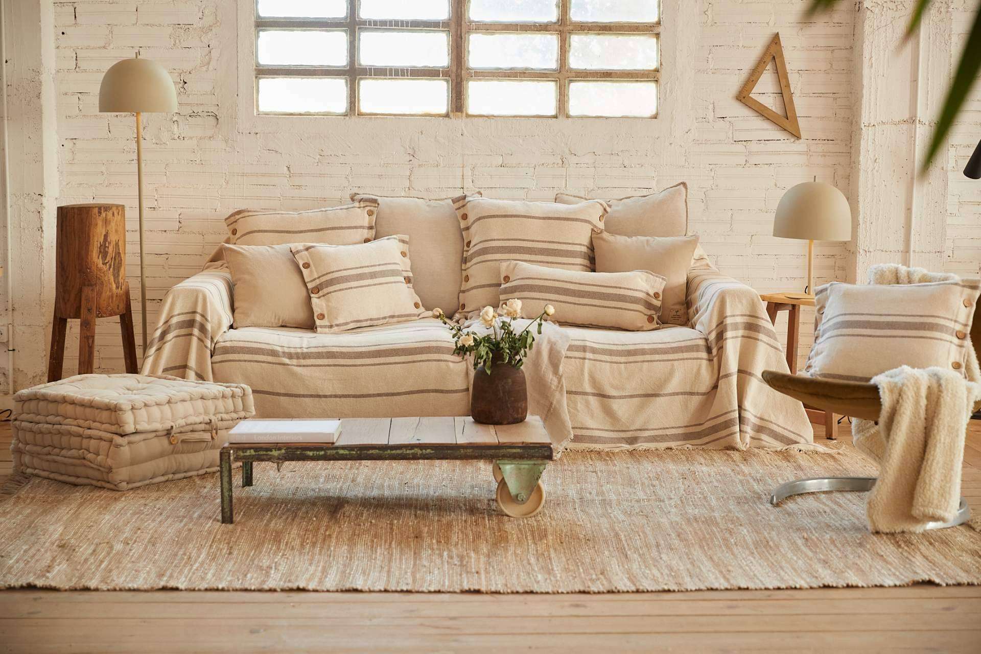 Hacer el hogar con alma mediterránea de la mano de la marca de textil Calma House