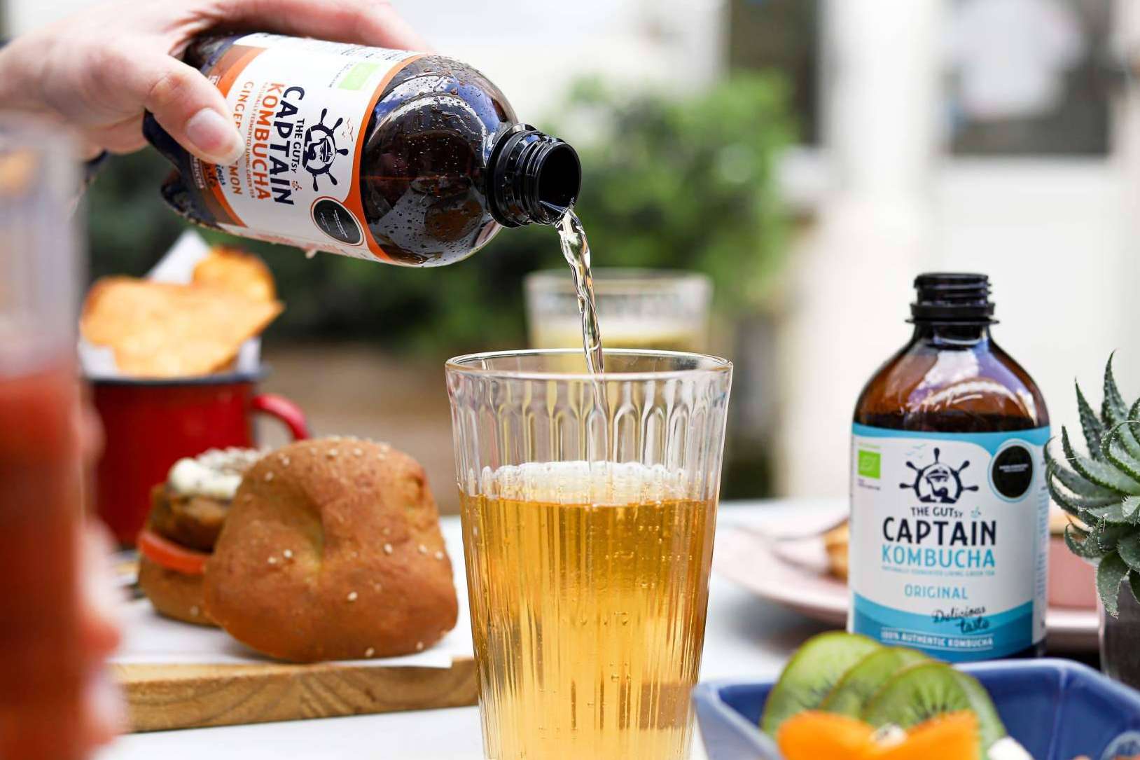 Kombuchas 100 % auténticas y deliciosas, con GUTsy Captain