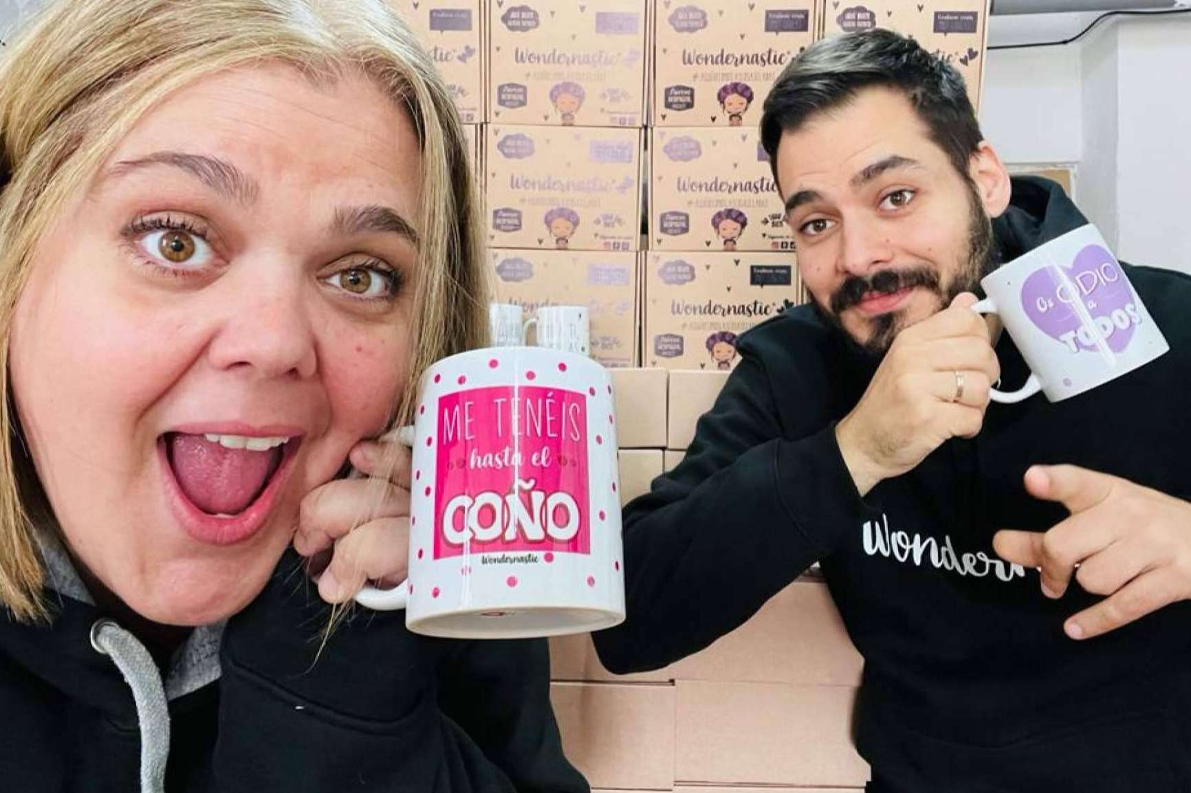 Tazas divertidas para regalar, con Wondernastic