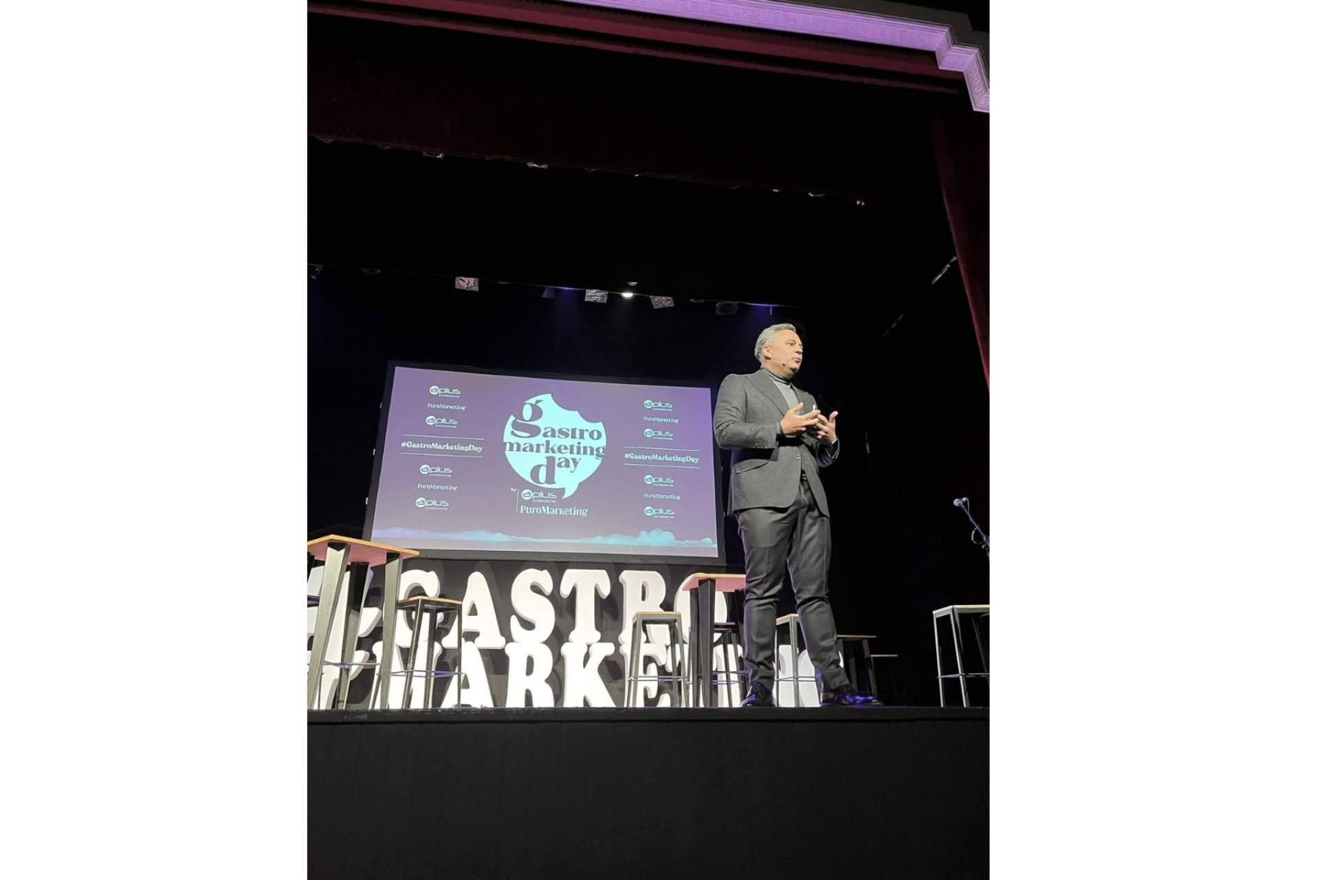 El Gastromarketing Day se posiciona en Madrid, lleno en el Teatro Amaya con el marketing gastronómico de Aplus Gastromarketing y Puromarketing