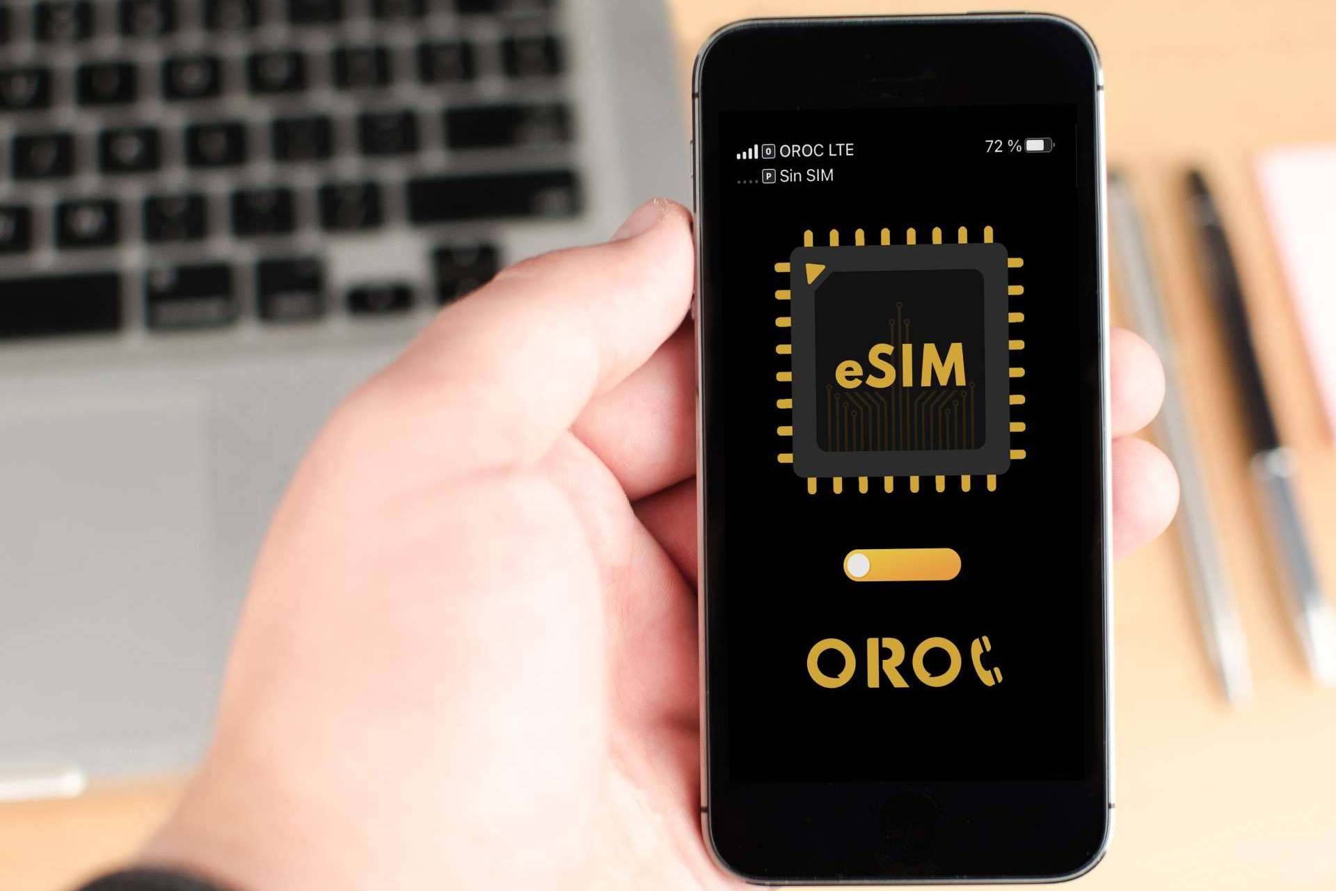 El servicio de tarifa móvil eSIM de OROC
