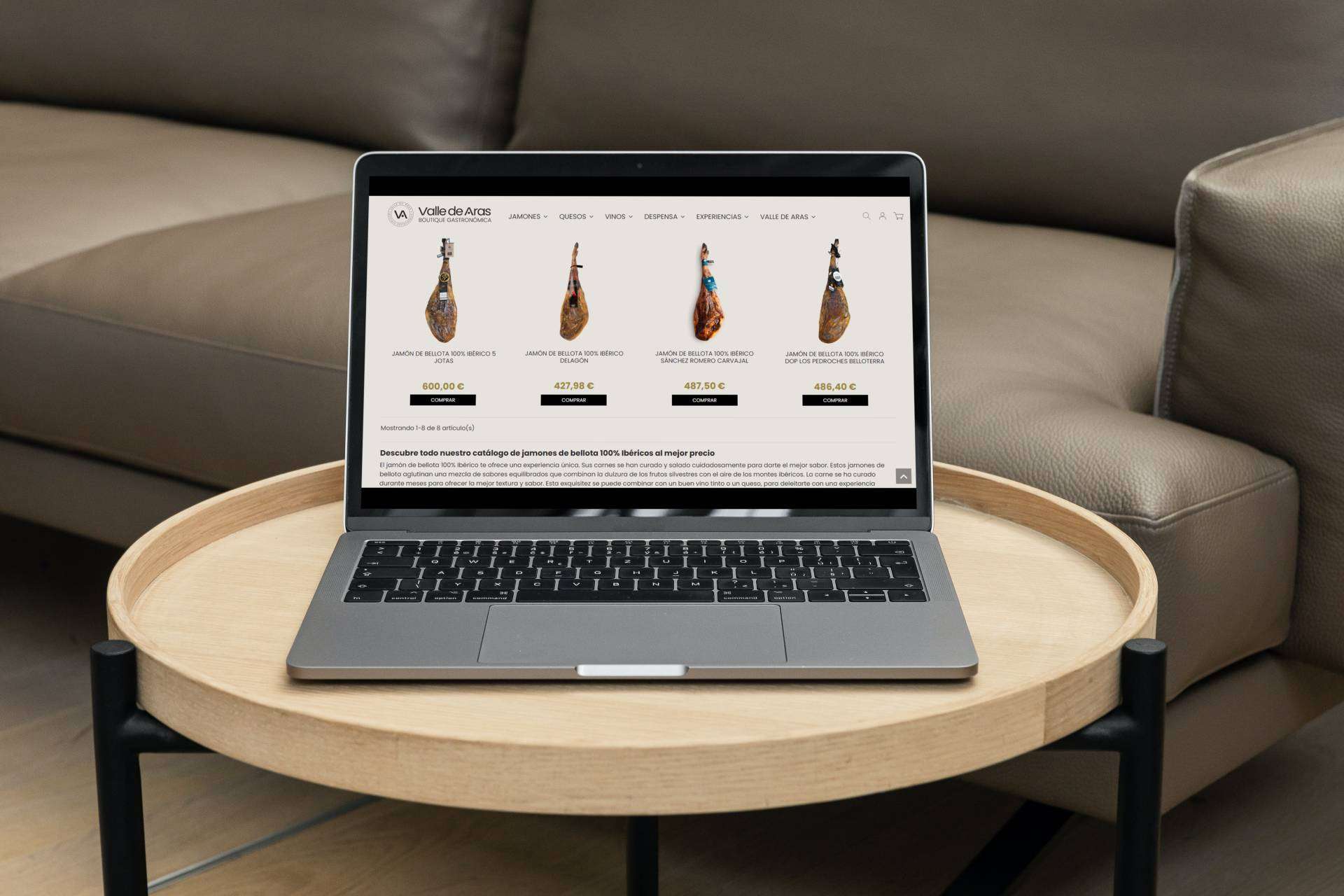 La tienda online gourmet Valle de Aras renueva su imagen