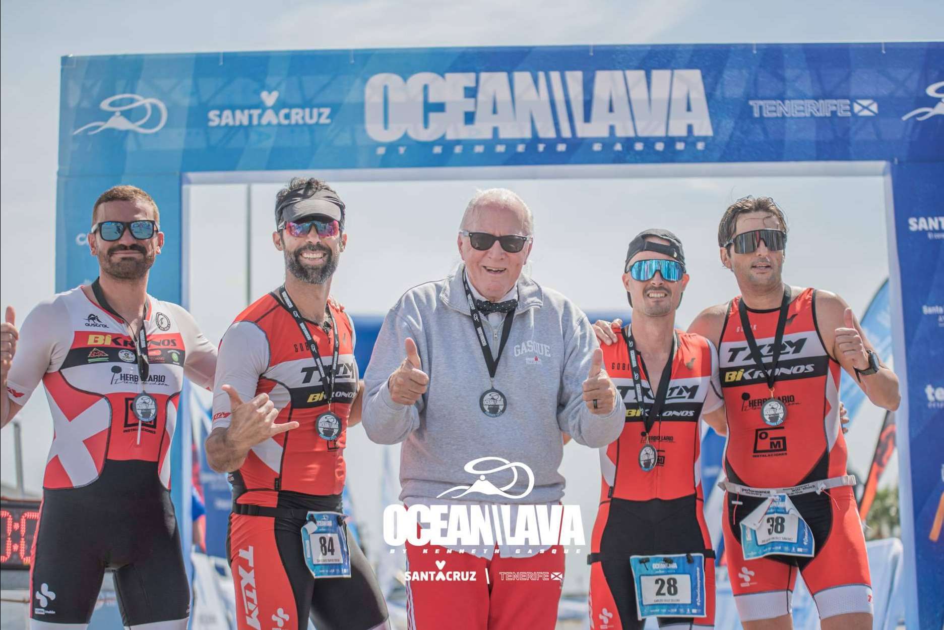 La undécima edición del triatlón Ocean Lava Santa Cruz Tenerife logra una participación total en todas las categorías