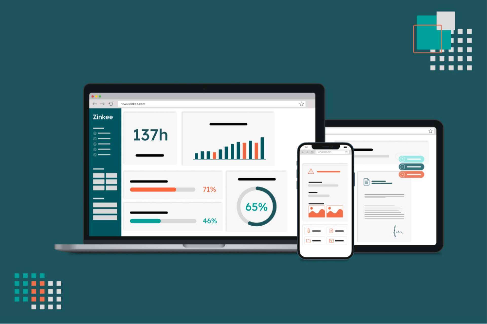 Facilitar la gestión de procesos con el software de gestión para pequeñas y medianas empresas de Zinkee