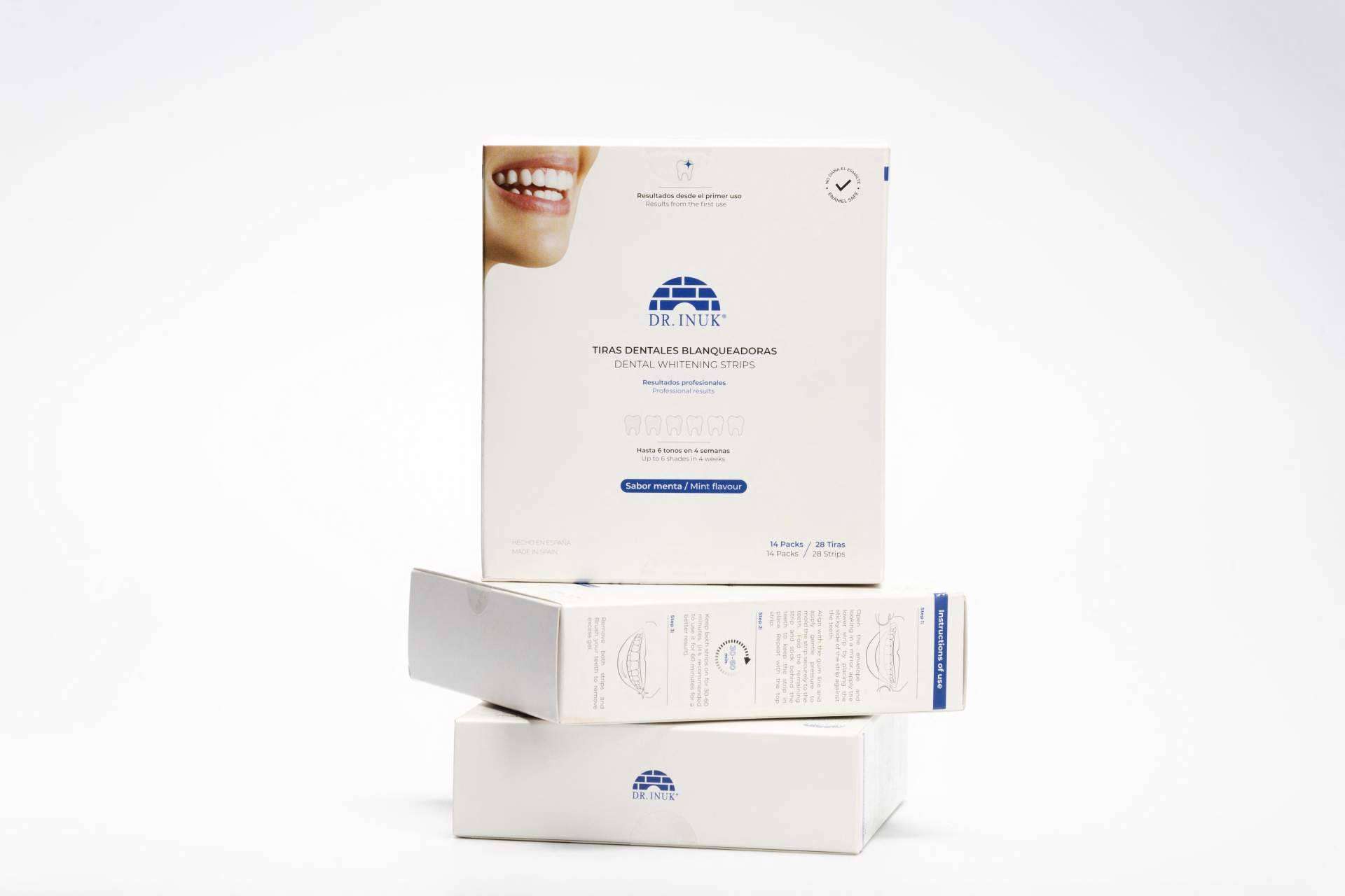 Las tiras adhesivas de DR. INUK, una nueva forma de blanqueamiento dental