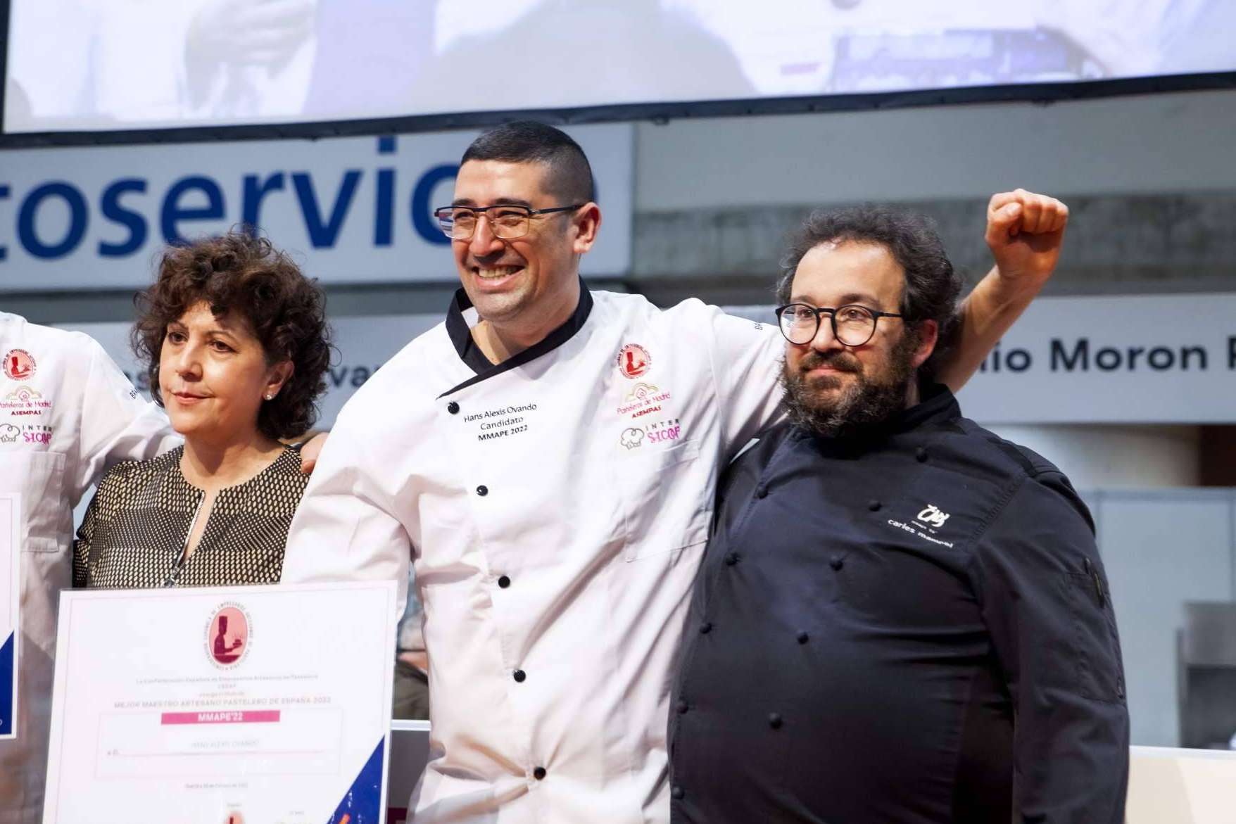 Premio al Mejor Pastelero de España para Hans Ovando, de Be Chef