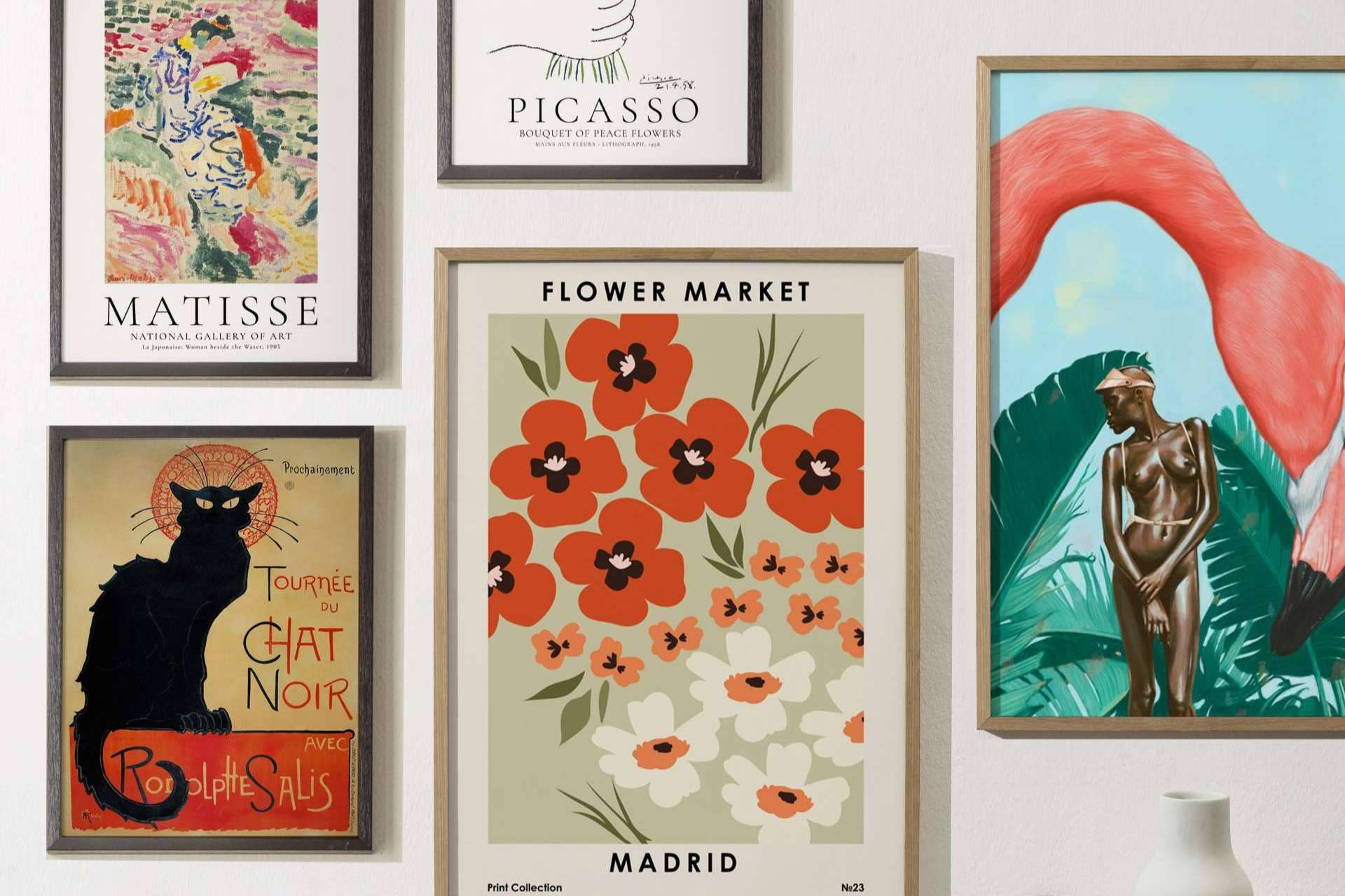 La nueva tendencia en decoración disponible en Artesta, pósters y láminas de estilo retro chic