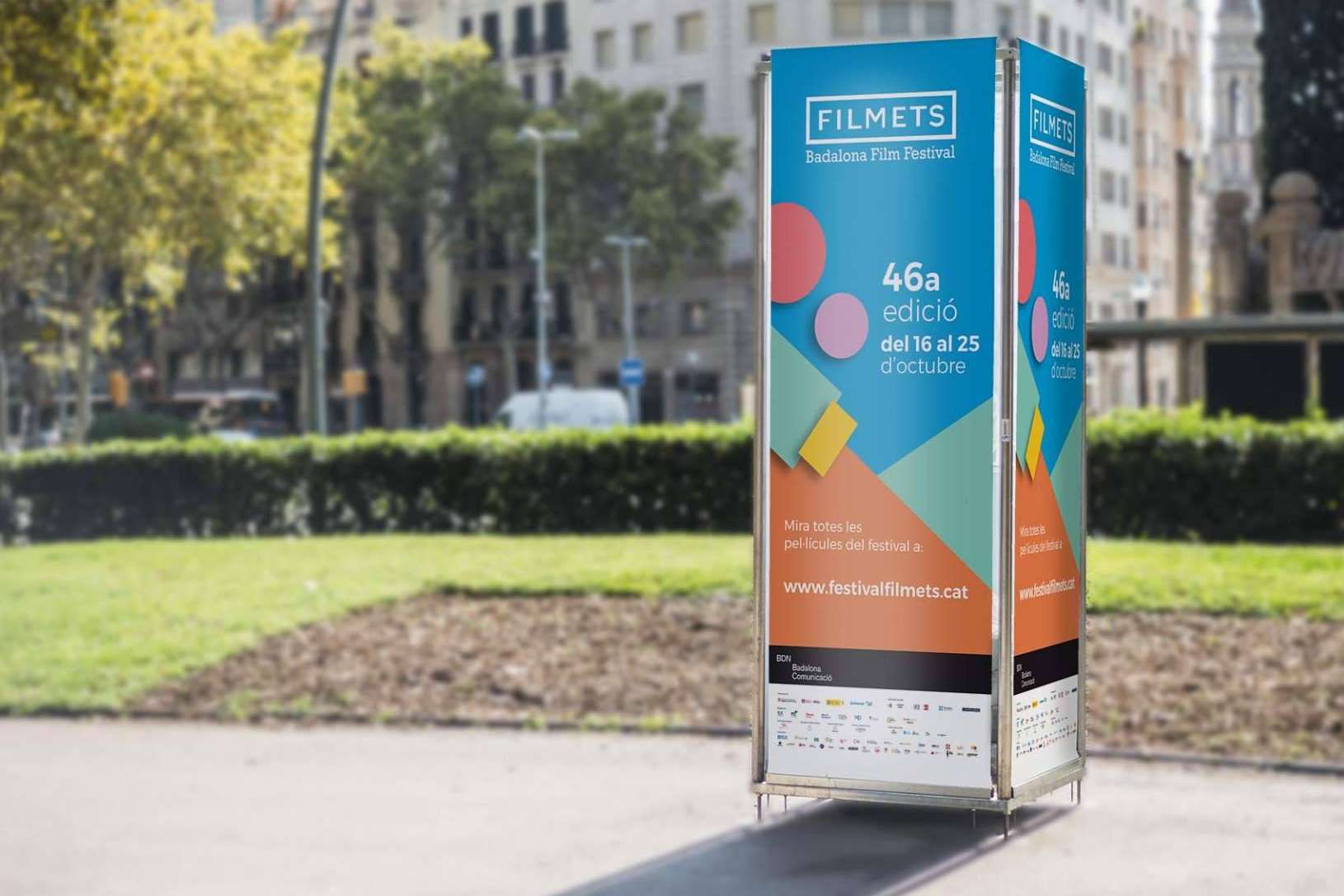 ¿Cómo es el diseño gráfico global del Filmets Badalona Film Festival?