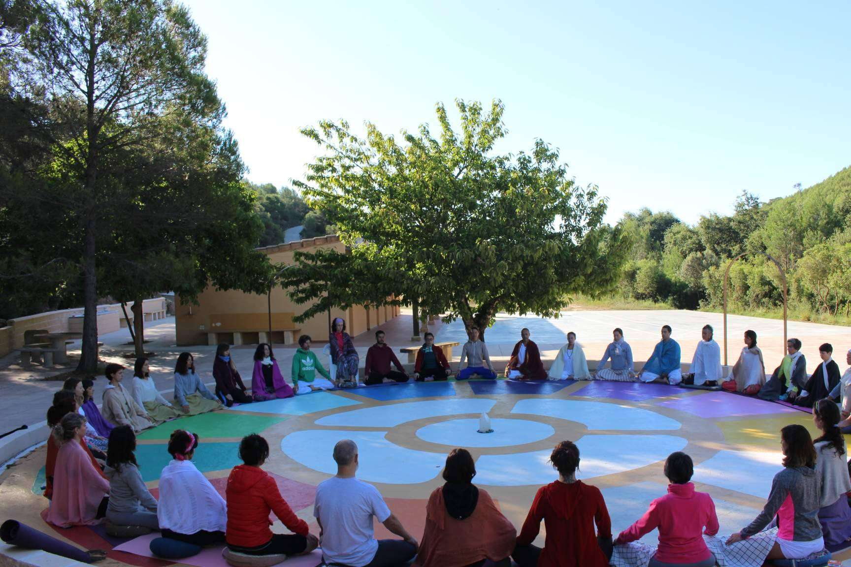 Asistir a retiros de yoga en plena naturaleza para conectar con uno mismo