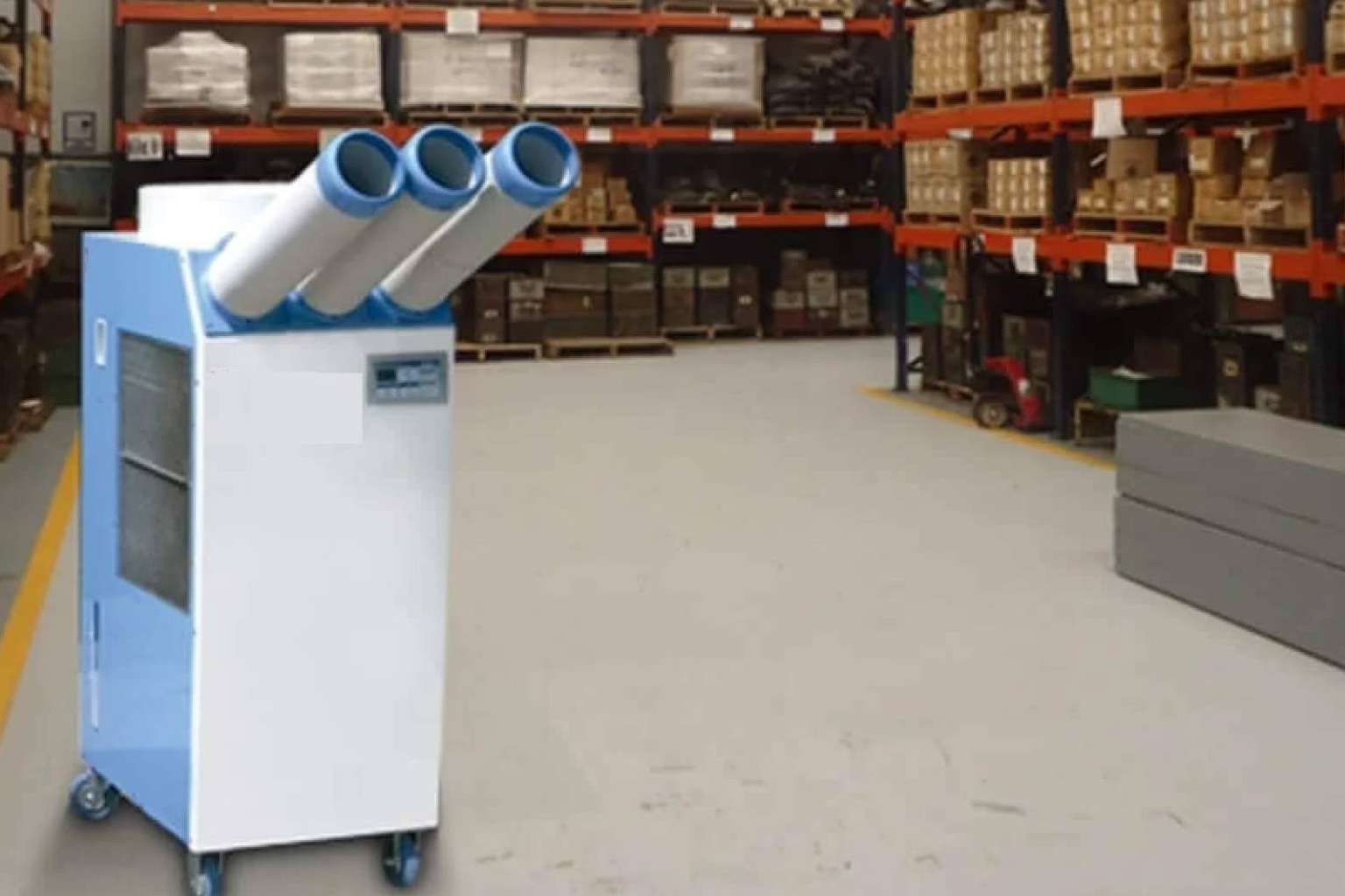 Climatización agradable e instantánea con el aire acondicionado portátil para empresas de Esencial Cool