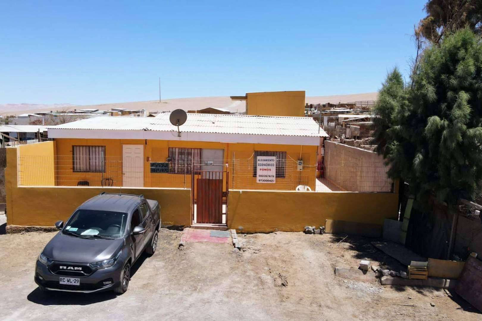 Encontrar alojamiento en Sierra Gorda, Chile, con Residencial Baquedano