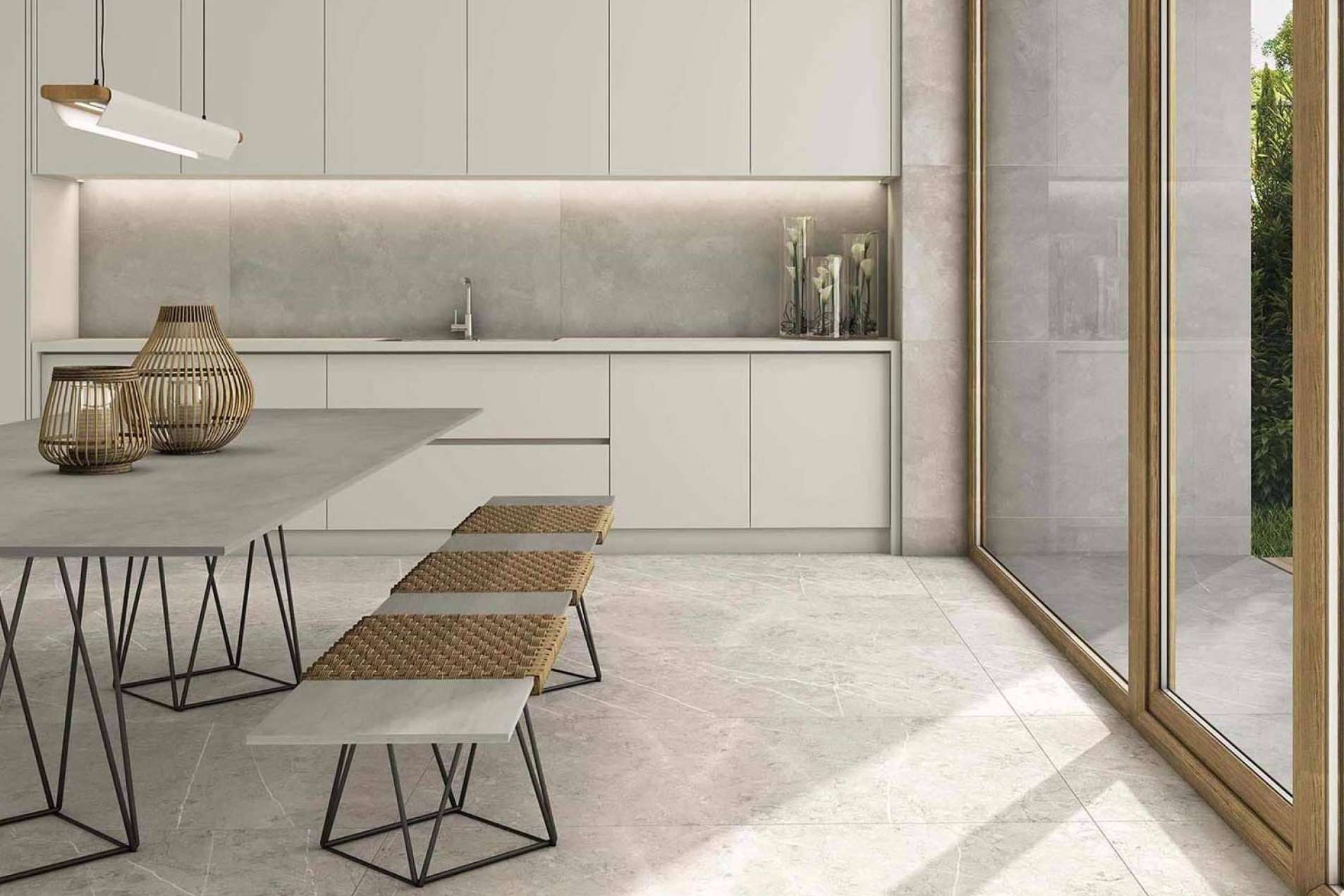 Reformas integrales a través de suelos porcelánicos, con Duritti