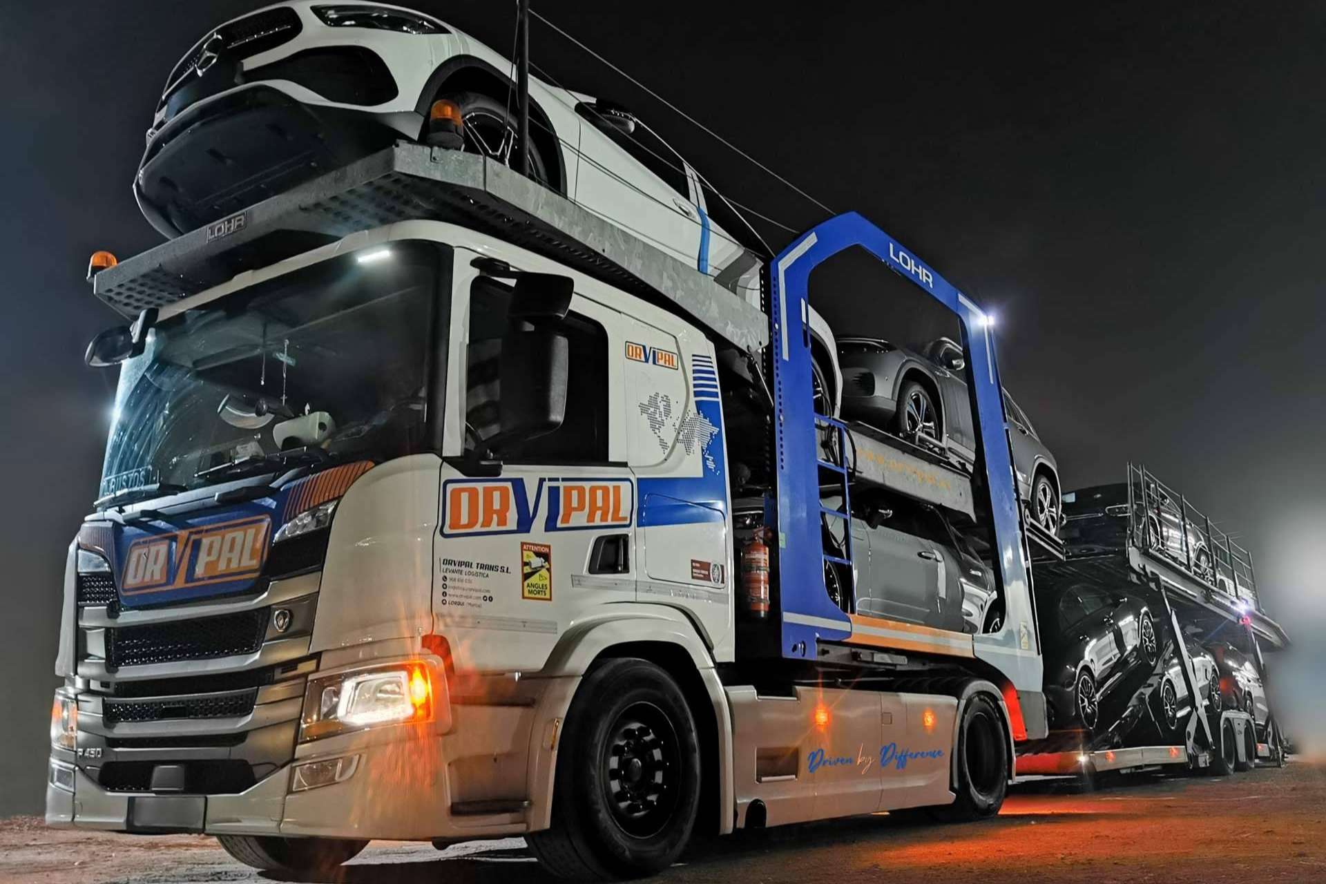 El servicio de transporte de vehículos con garantía de calidad de Orvipal