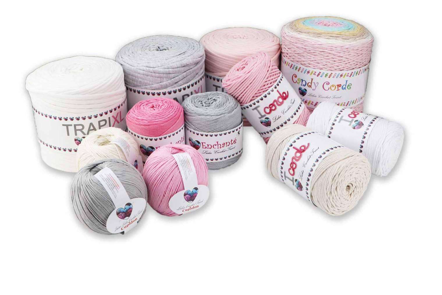 Lidia Crochet Tricot cuenta con todo lo necesario para empezar con manualidades con trapillo