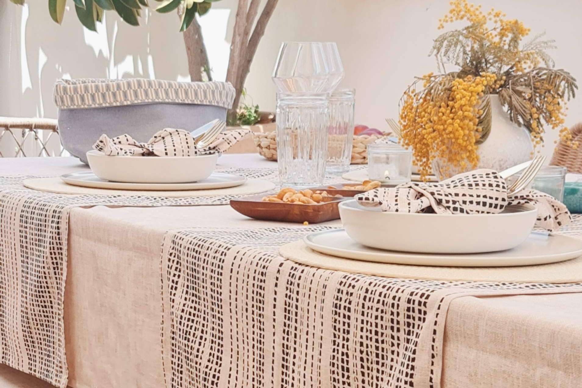 Manteles textiles para verano con Sokios