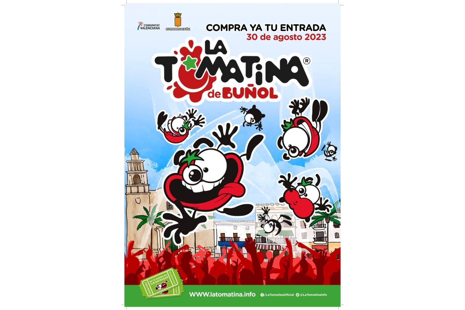 Se abre la venta de las entradas de La Tomatina 2023 en el Ayuntamiento de Buñol