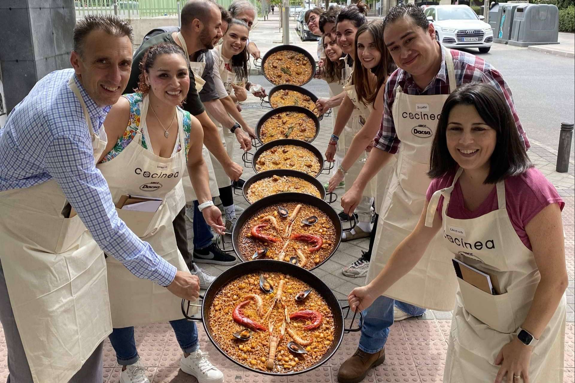 Cocinea organiza actividades de team building de cocina para empresas