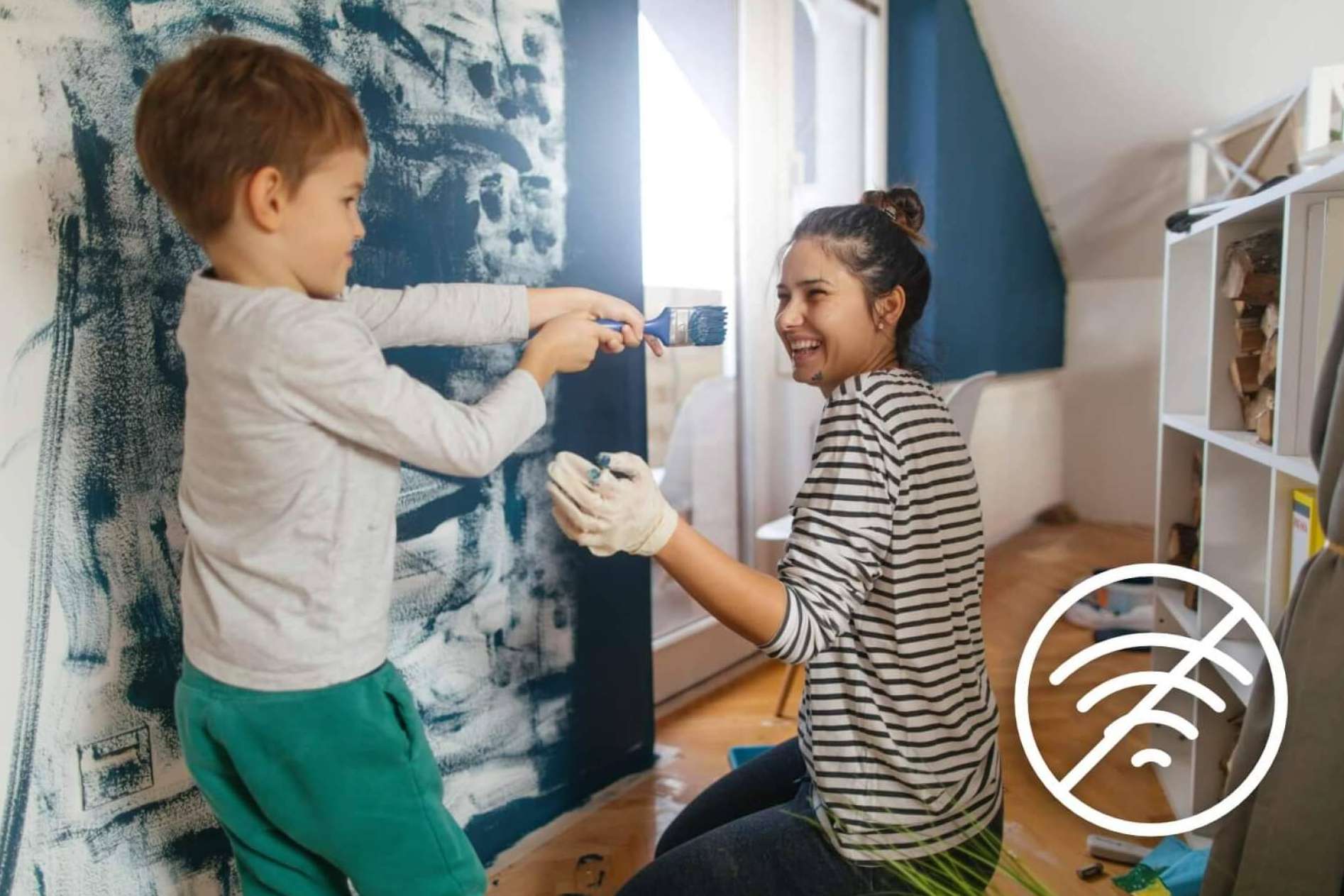 E-WIFI la pintura de Dispaint que protege la salud