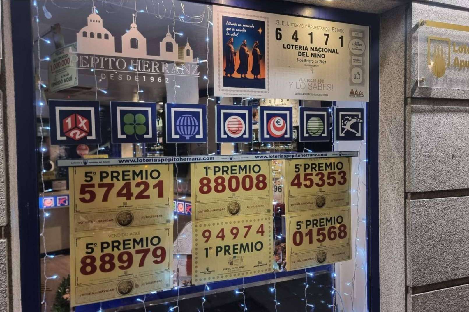 Conocer los premios lotería en tiempo real gracias a Loterías Pepito Herranz