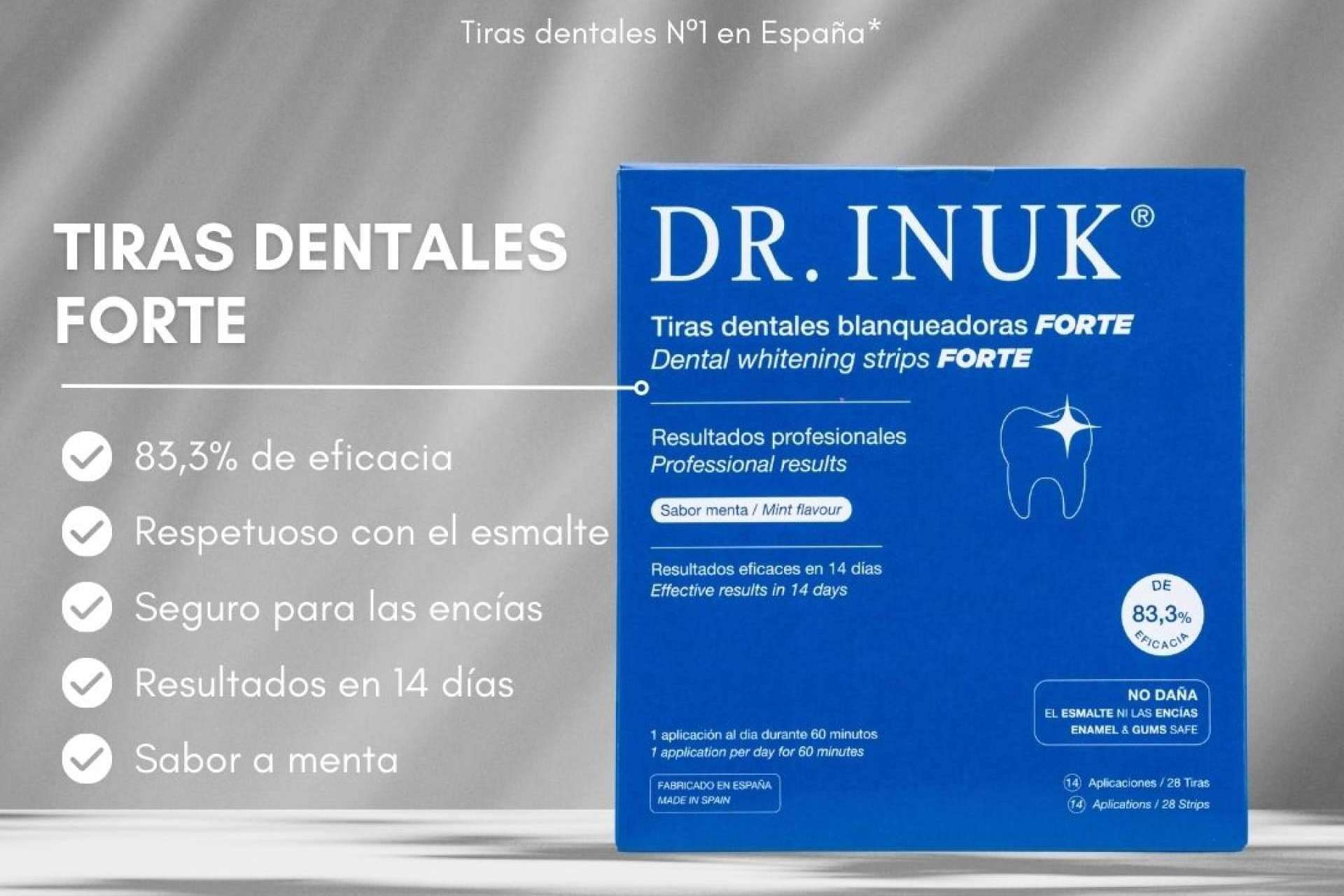 Dr. INUK desarrolla tiras dentales blanqueadoras apostando por el futuro del cuidado bucal