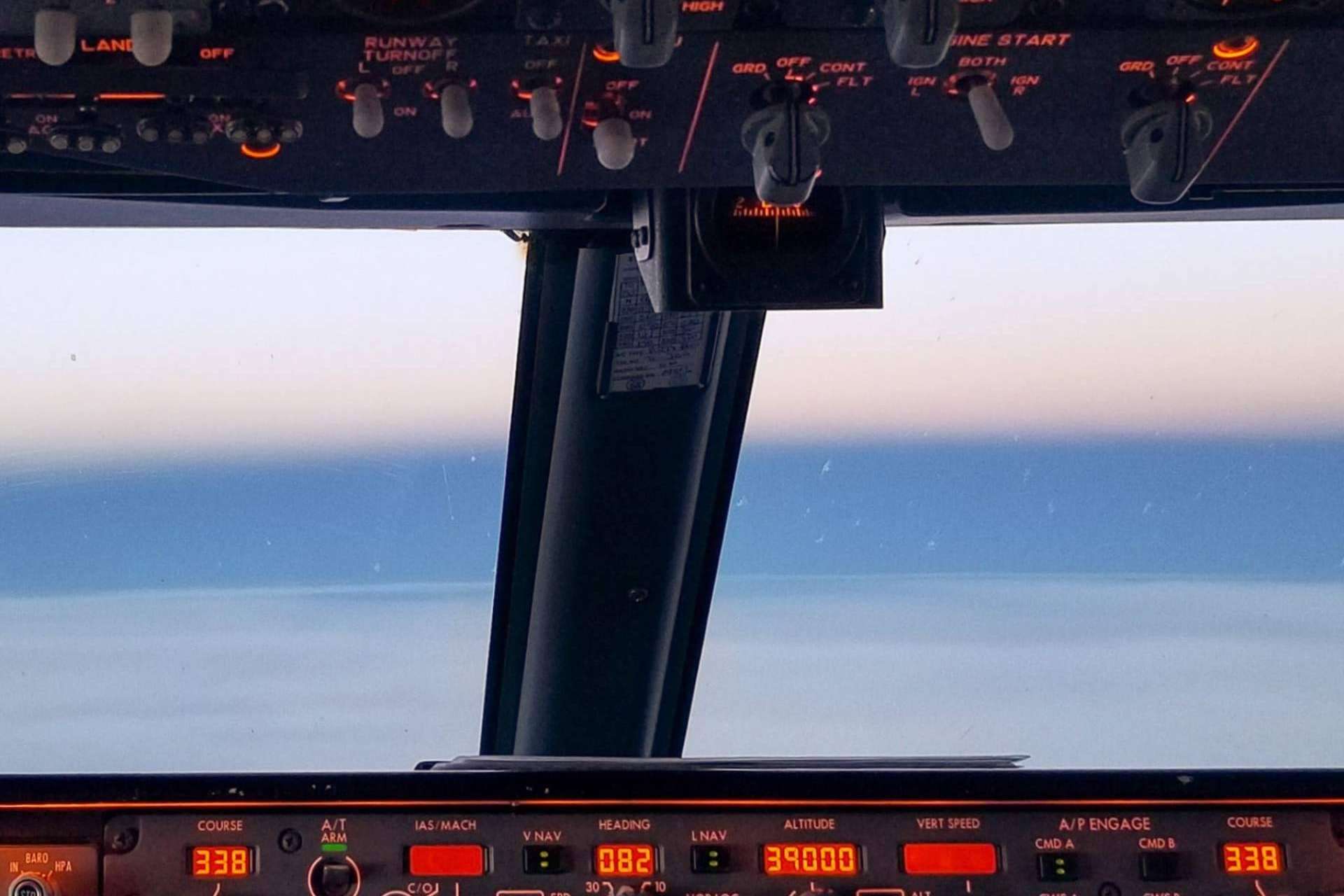 El simulador de vuelo Boeing 737-800 en el centro de entrenamientos de Madrid